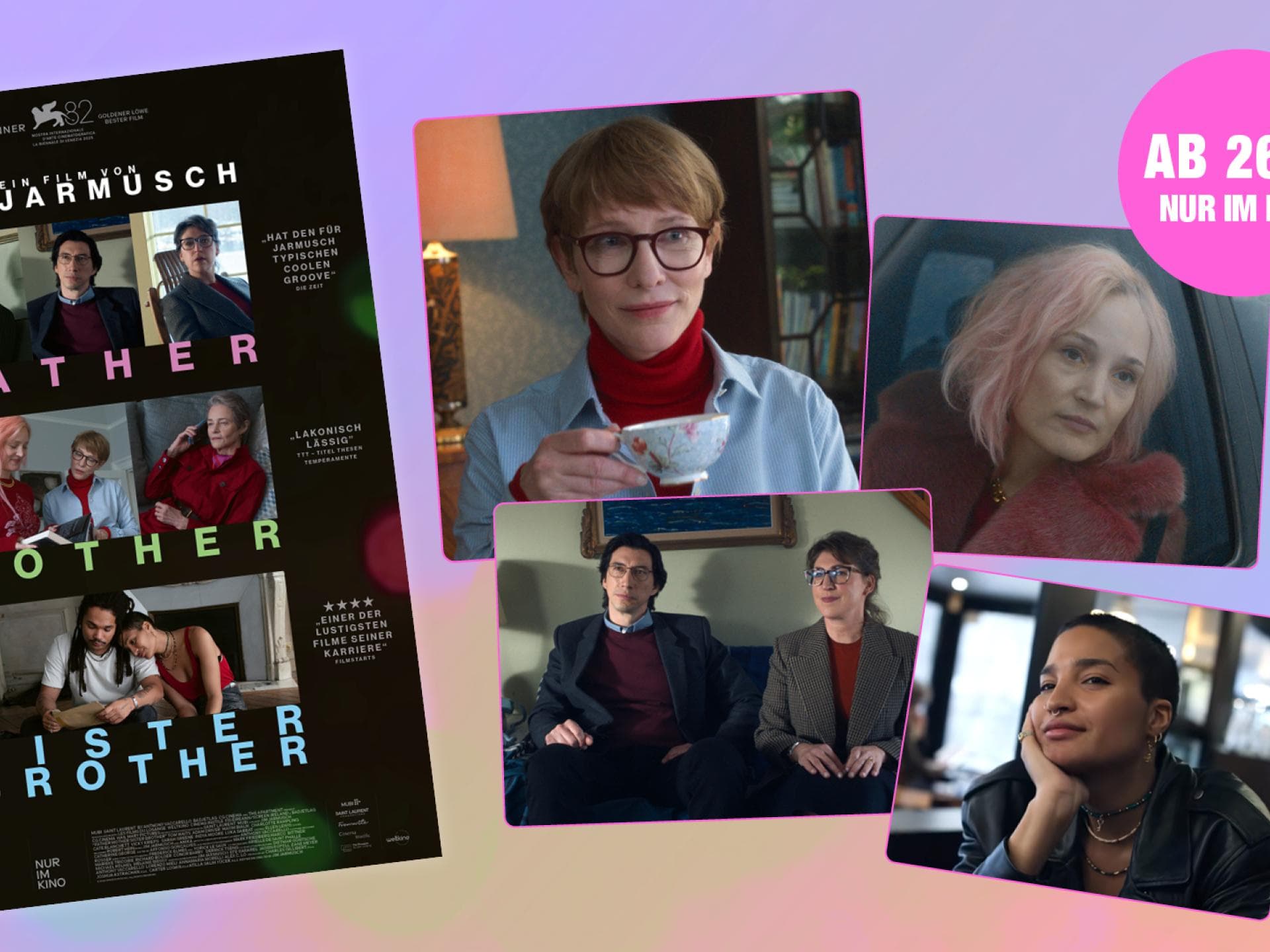 FATHER MOTHER SISTER BROTHER - Gewinne 5 x 2 Tickets zum Kinostart!