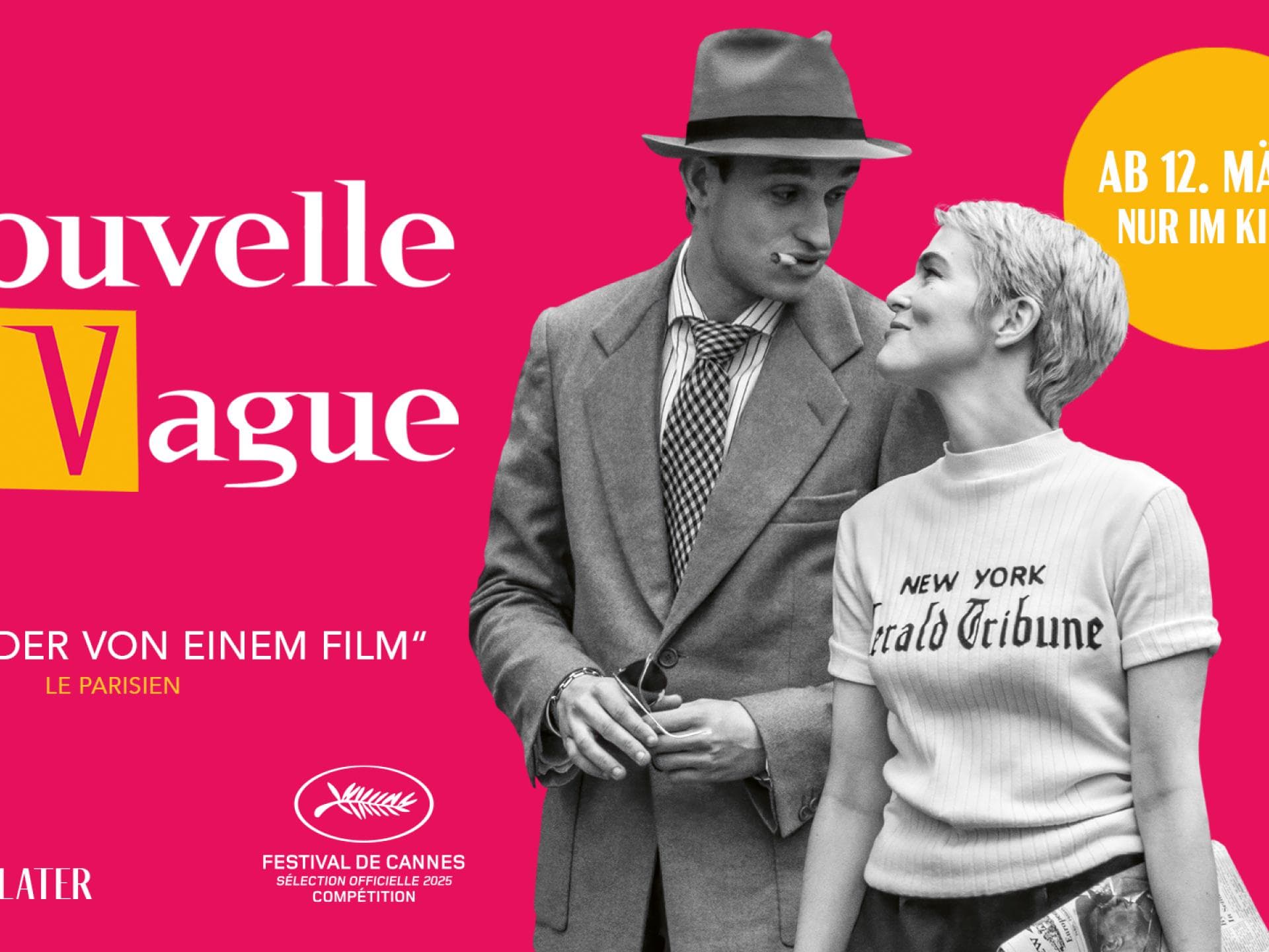 5 x 2 Tickets zum Kinostart von NOUVELLE VAGUE zu gewinnen!