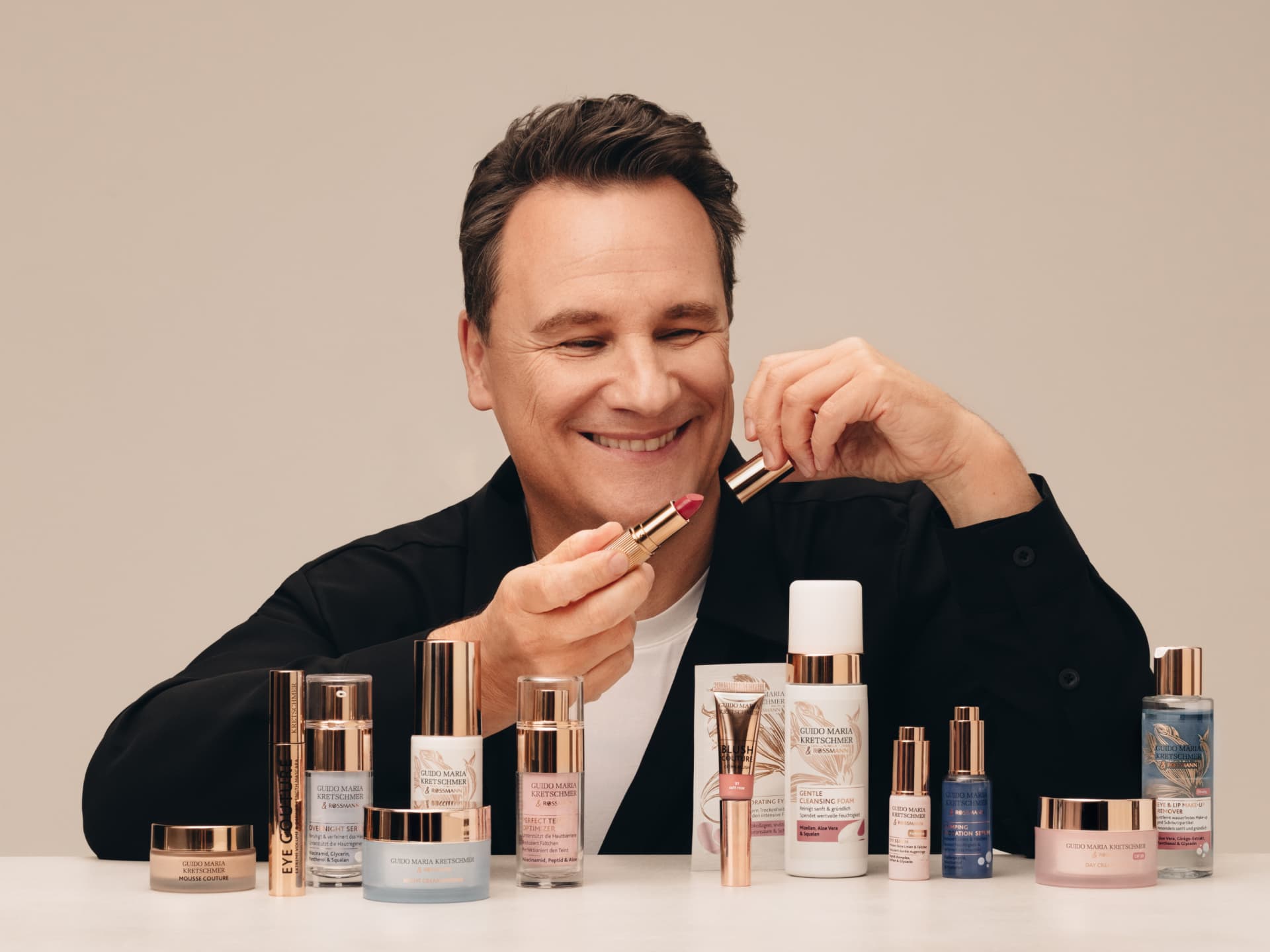 Guido Maria Kretschmers neue Beauty-Kollektion mit Rossmann Guido Maria Kretschmers neue Beauty-Kollektion mit Rossmann