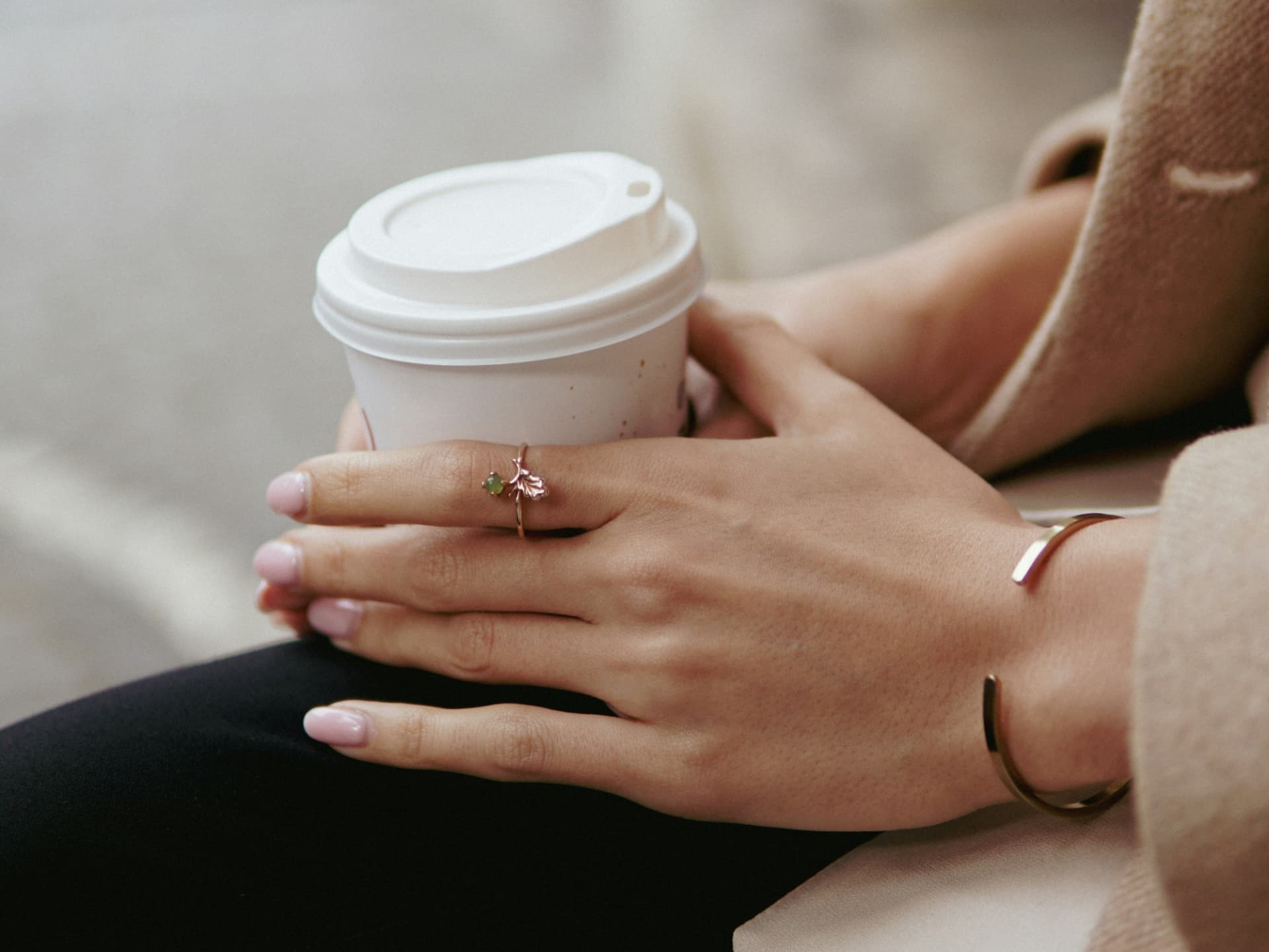 Milky Lavender Nails Milky Lavender Nails