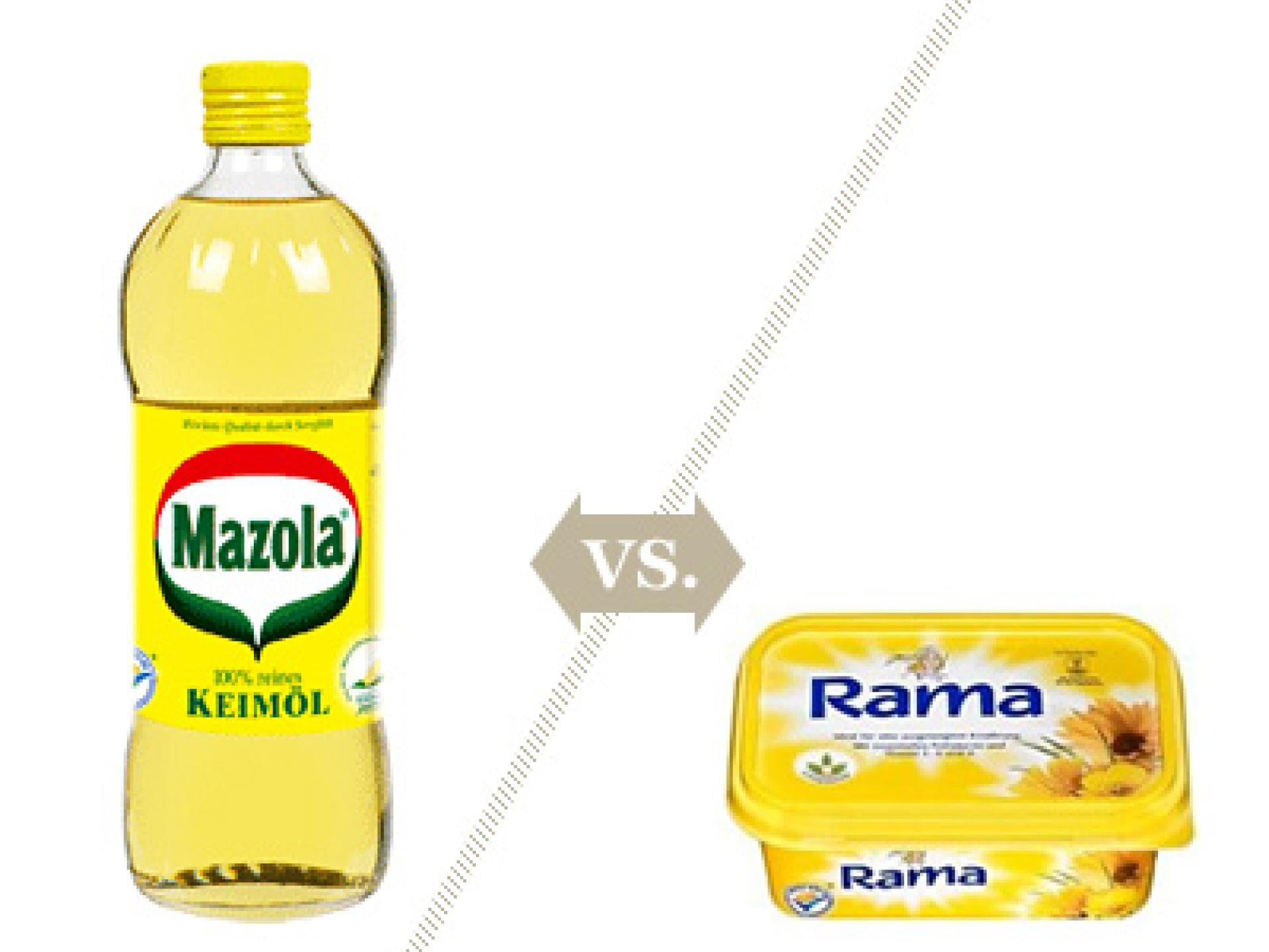 Diät-Trick: Pflanzenöl statt Butter und Margarine Diät-Trick: Pflanzenöl statt Butter und Margarine