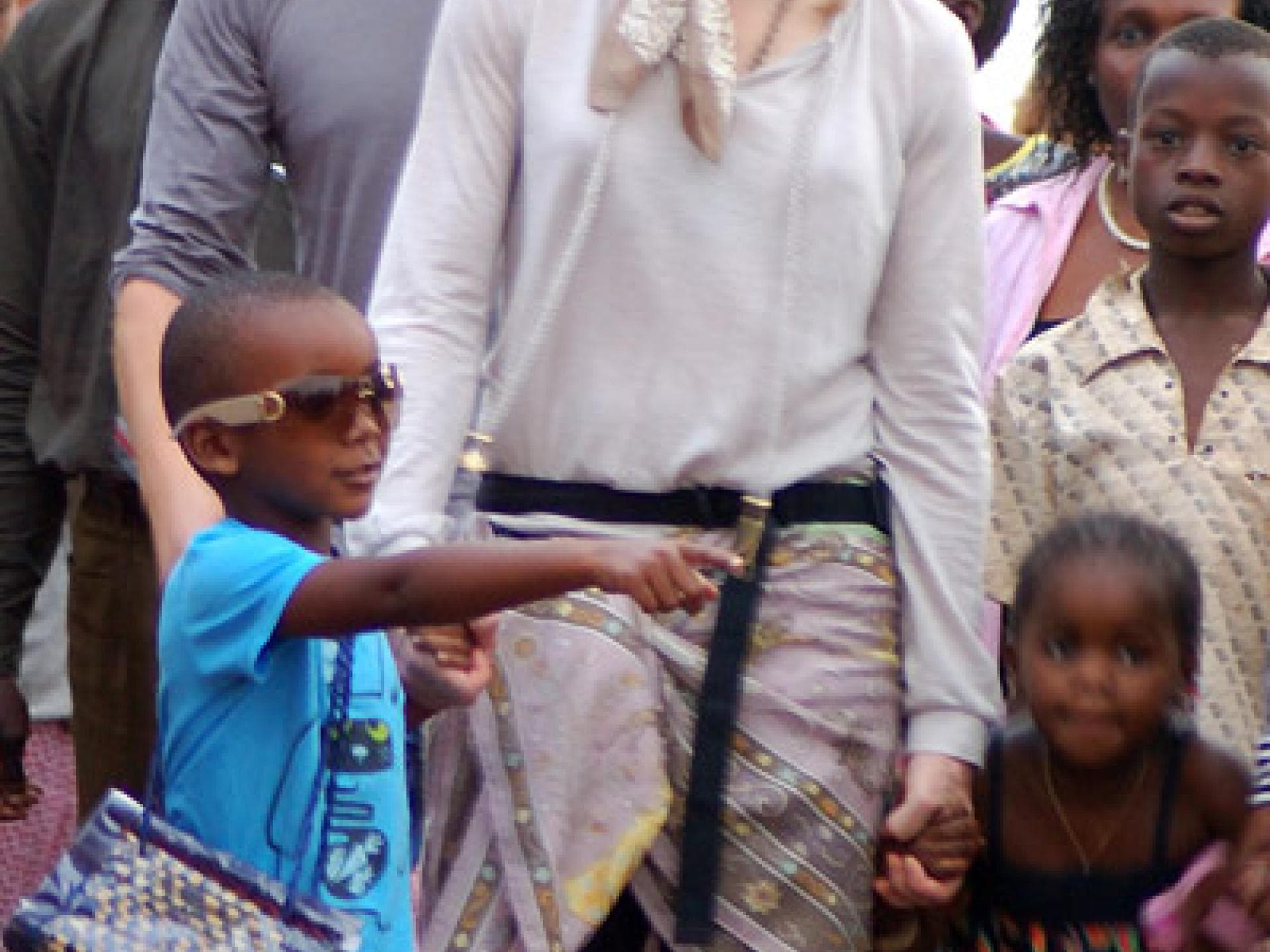 Madonna's Adoptivkinder David und Mercy