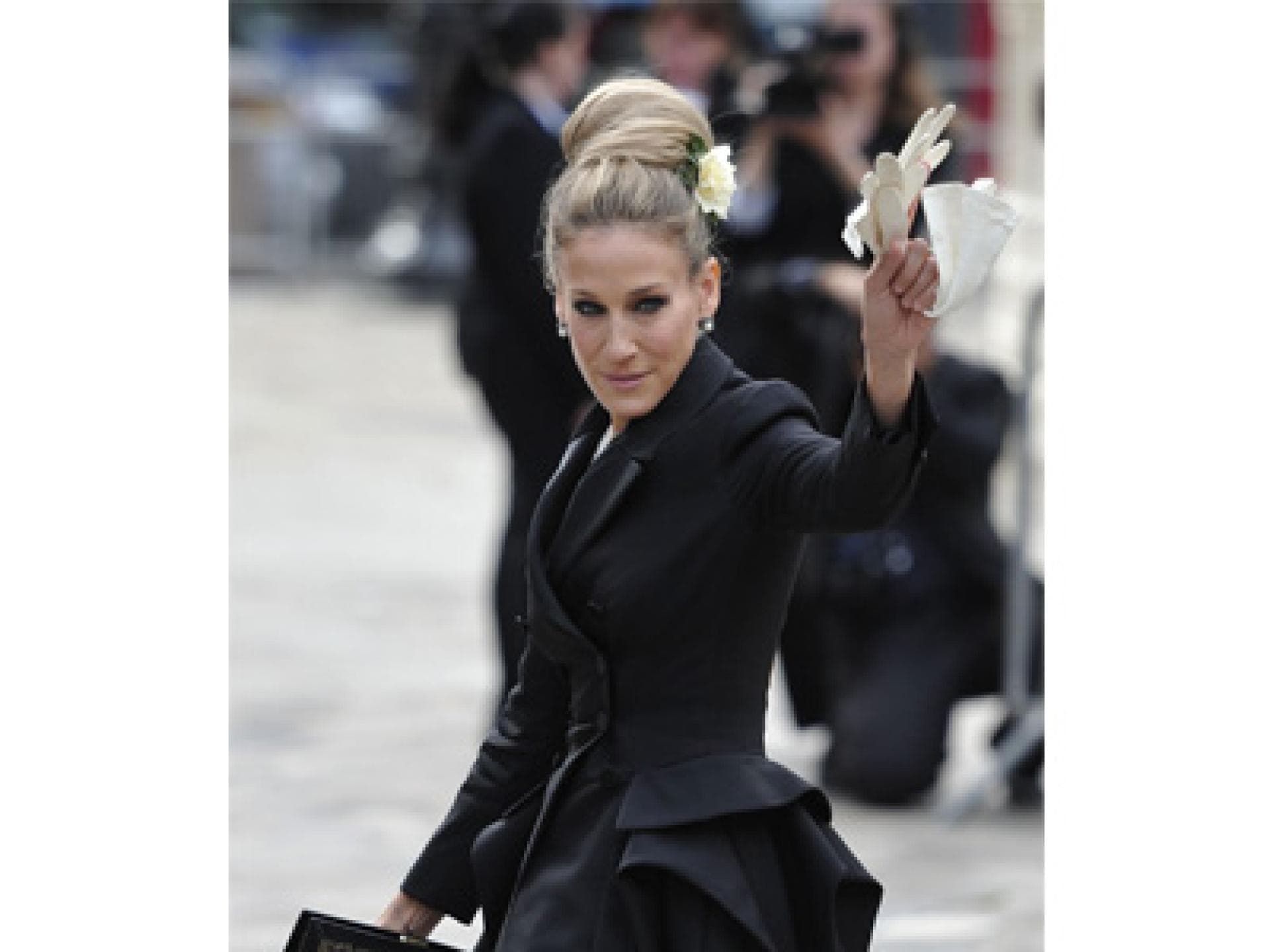 SJP beim Memorial Service für Alexander McQueen SJP beim Memorial Service für Alexander McQueen