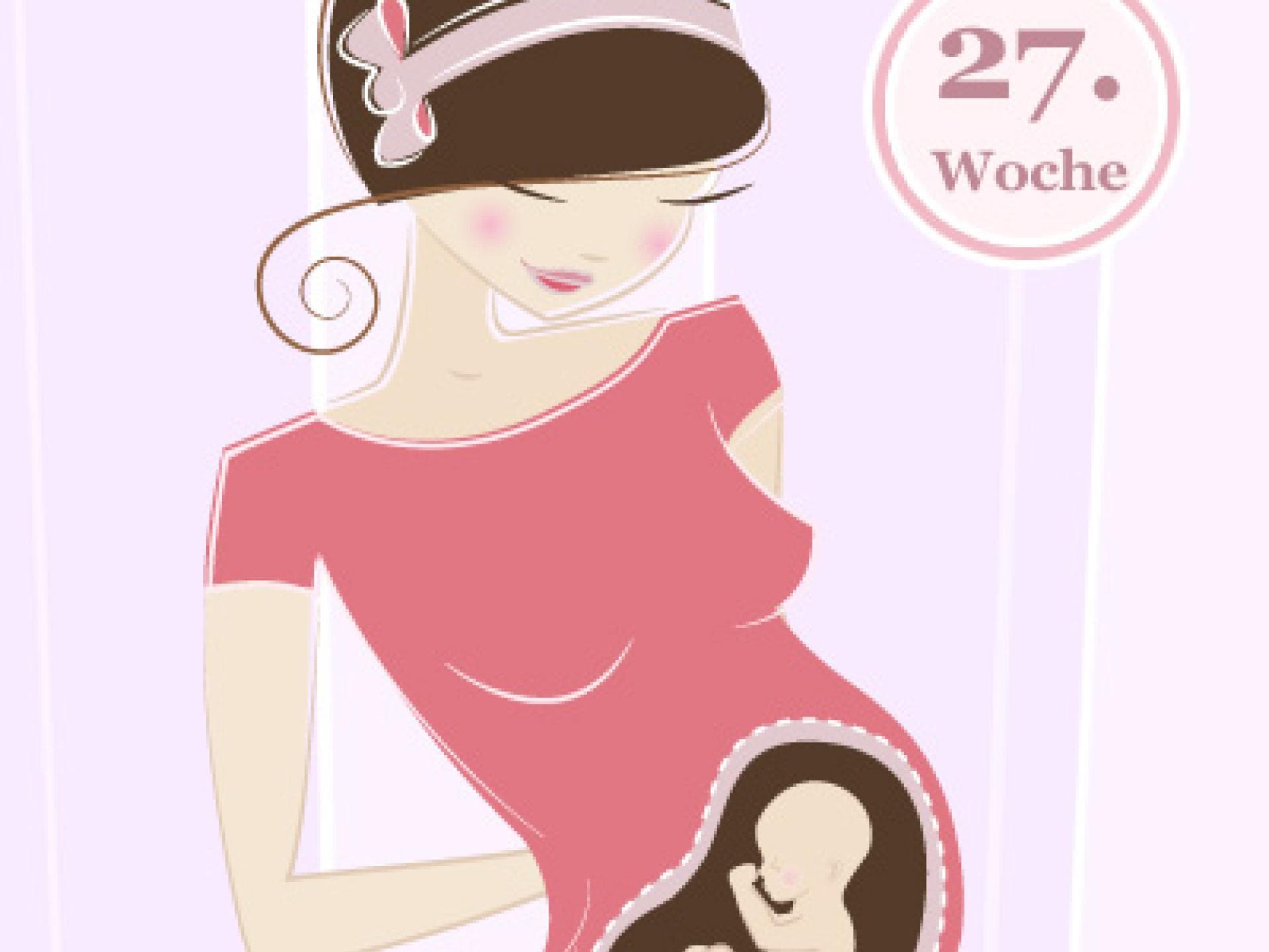 27. SSW - Empfehlungen & Infos für die 27. Schwangerschaftswoche