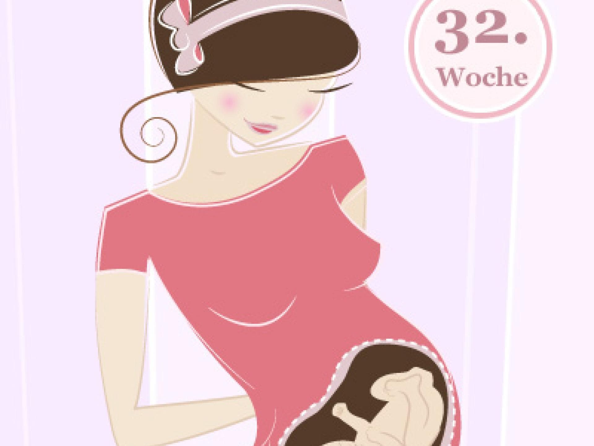 32. SSW - Infos & anstehende Tests der 32. Schwangerschaftswoche