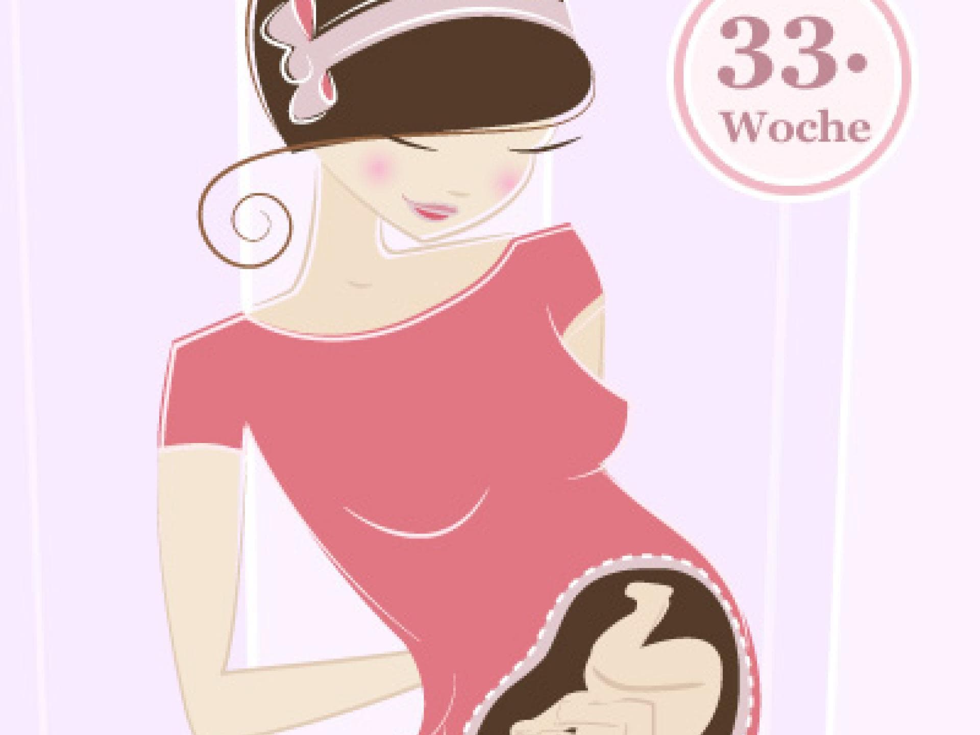33. SSW - Wissenswertes zur 33. Schwangerschaftswoche