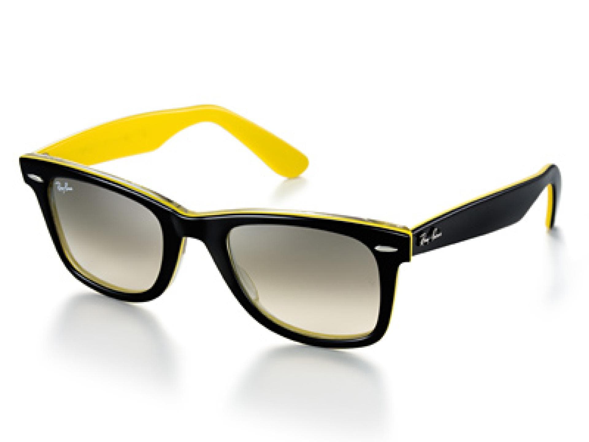 Wayfarer in schwarz-gelb von Ray-Ban Wayfarer in schwarz-gelb von Ray-Ban