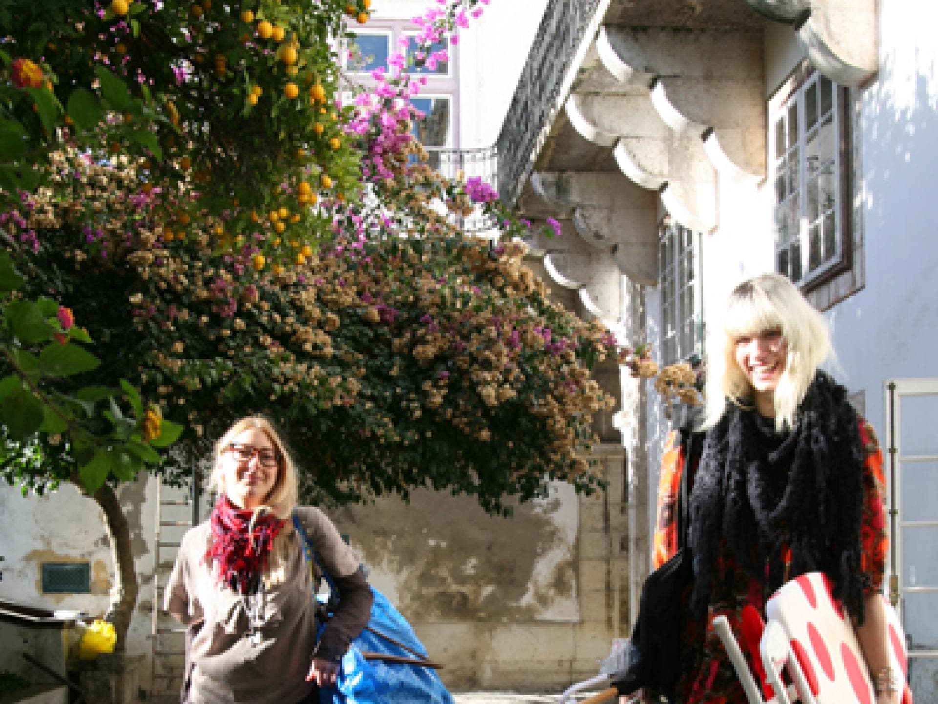making of vom jolie shooting in lissabon