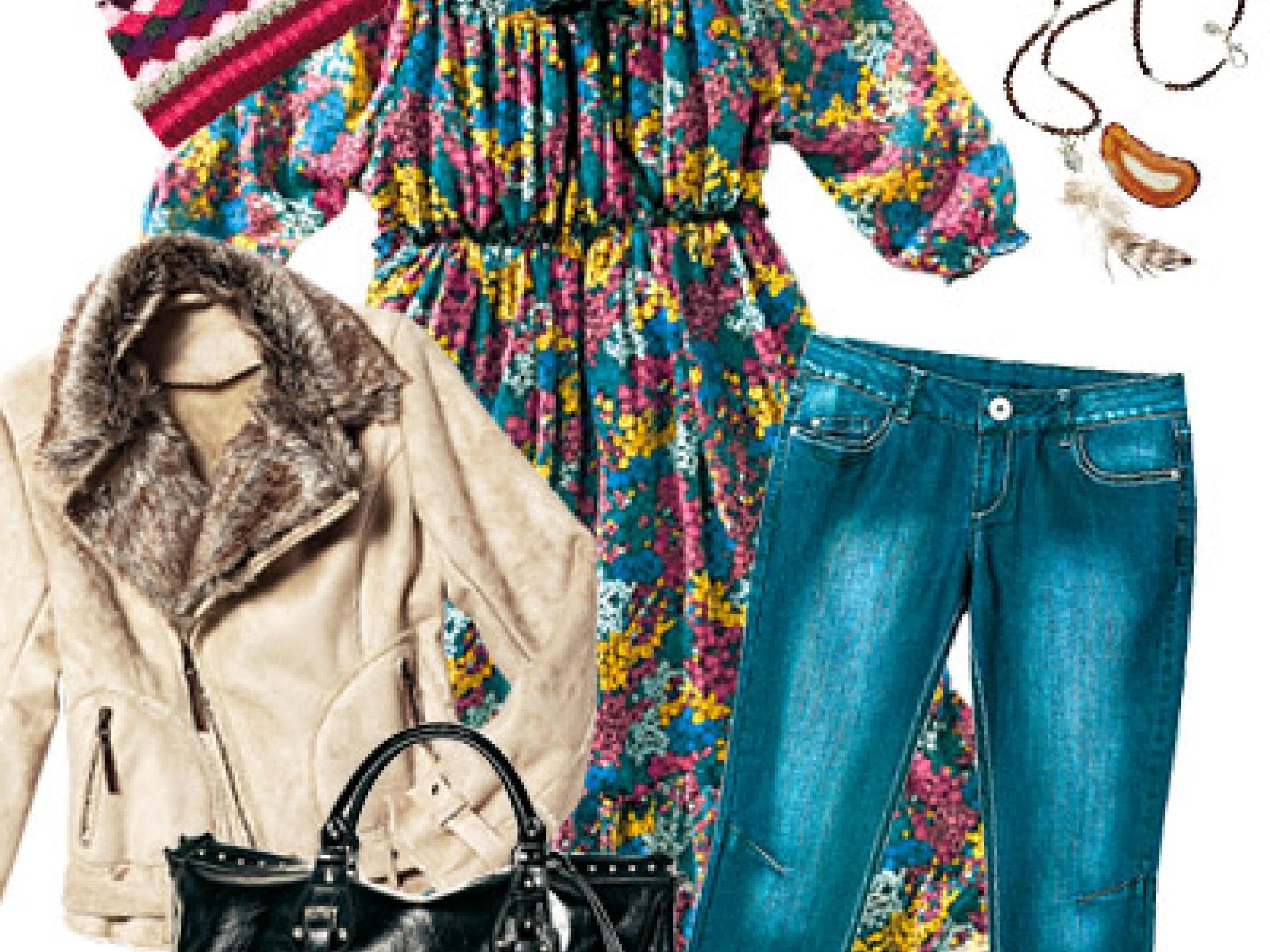 Boho-chic: Lässig zum Shoppen