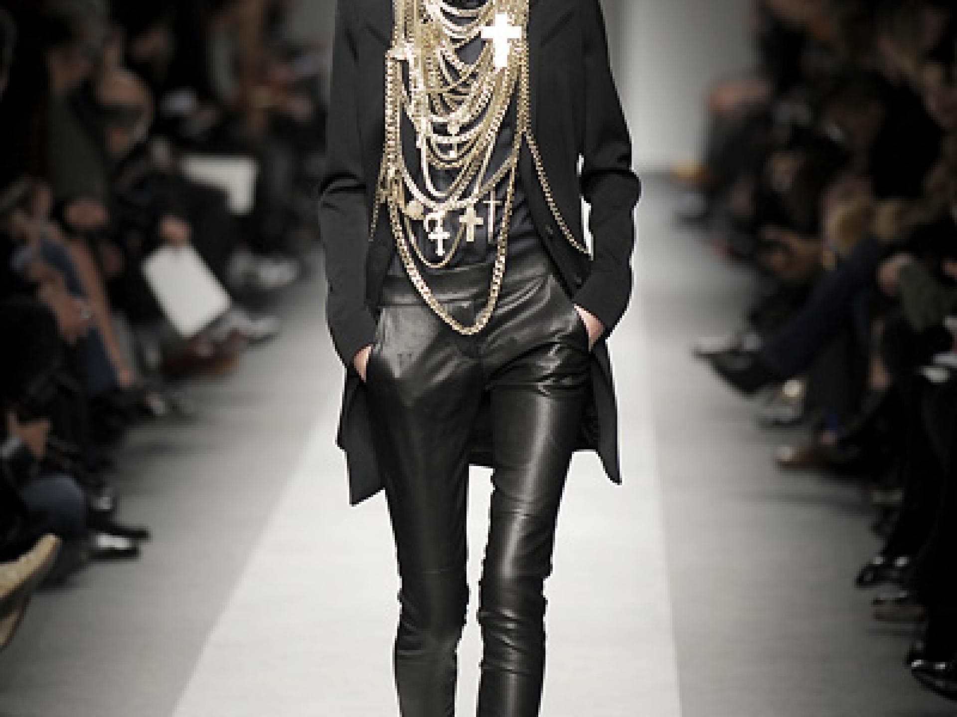 Leder-Look bei Givenchy Leder-Look bei Givenchy