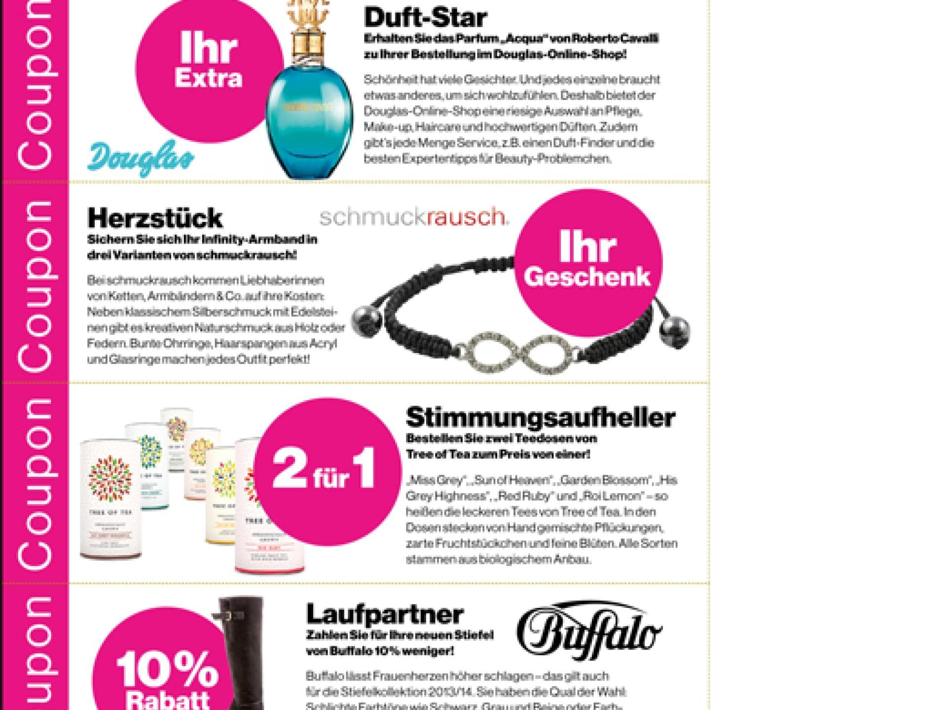 Geschenke, Rabatte & Extras in der JOLIE 10/13 Geschenke, Rabatte & Extras in der JOLIE 10/13