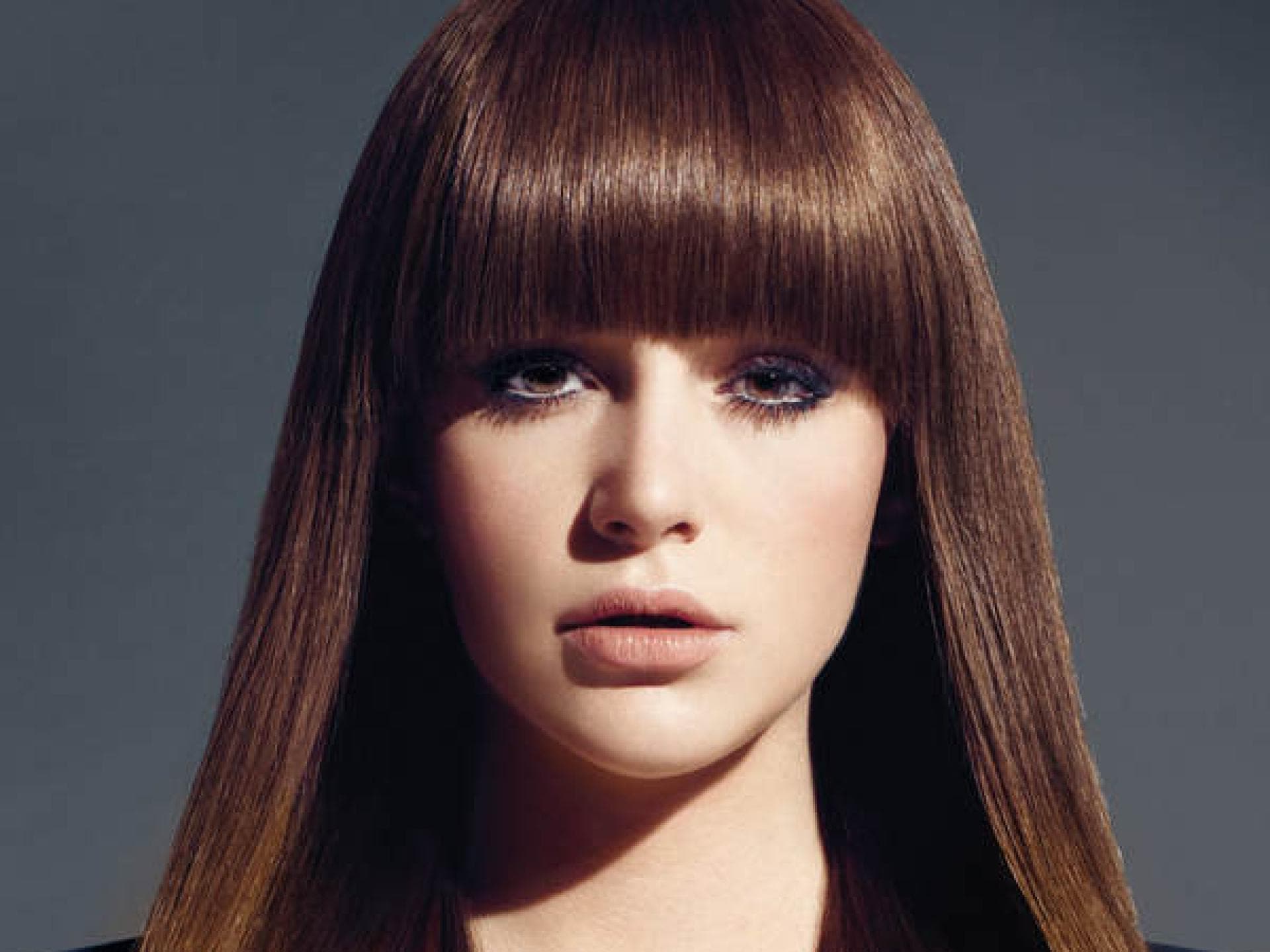 Lange Haare mit Farbverlauf