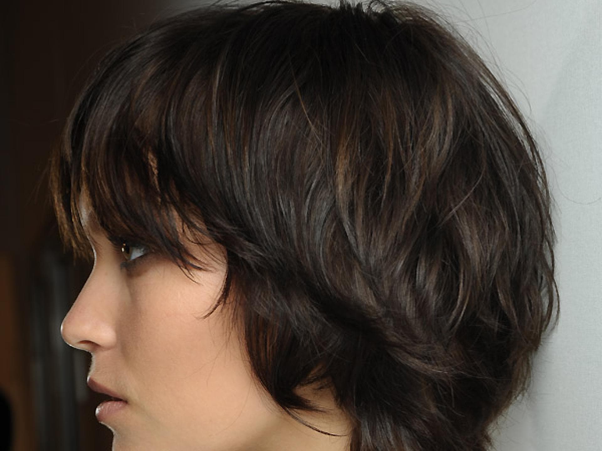 Kurzhaarschnitt für dickes Haar