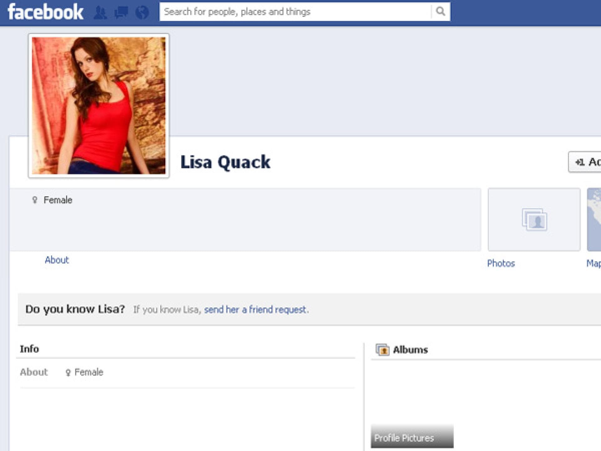 GNTM 2013: Lisa Quack bei Facebook
