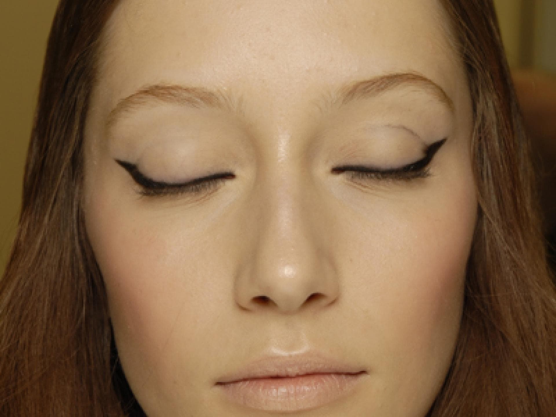 eyeliner lidstrich varianten vom catwalk