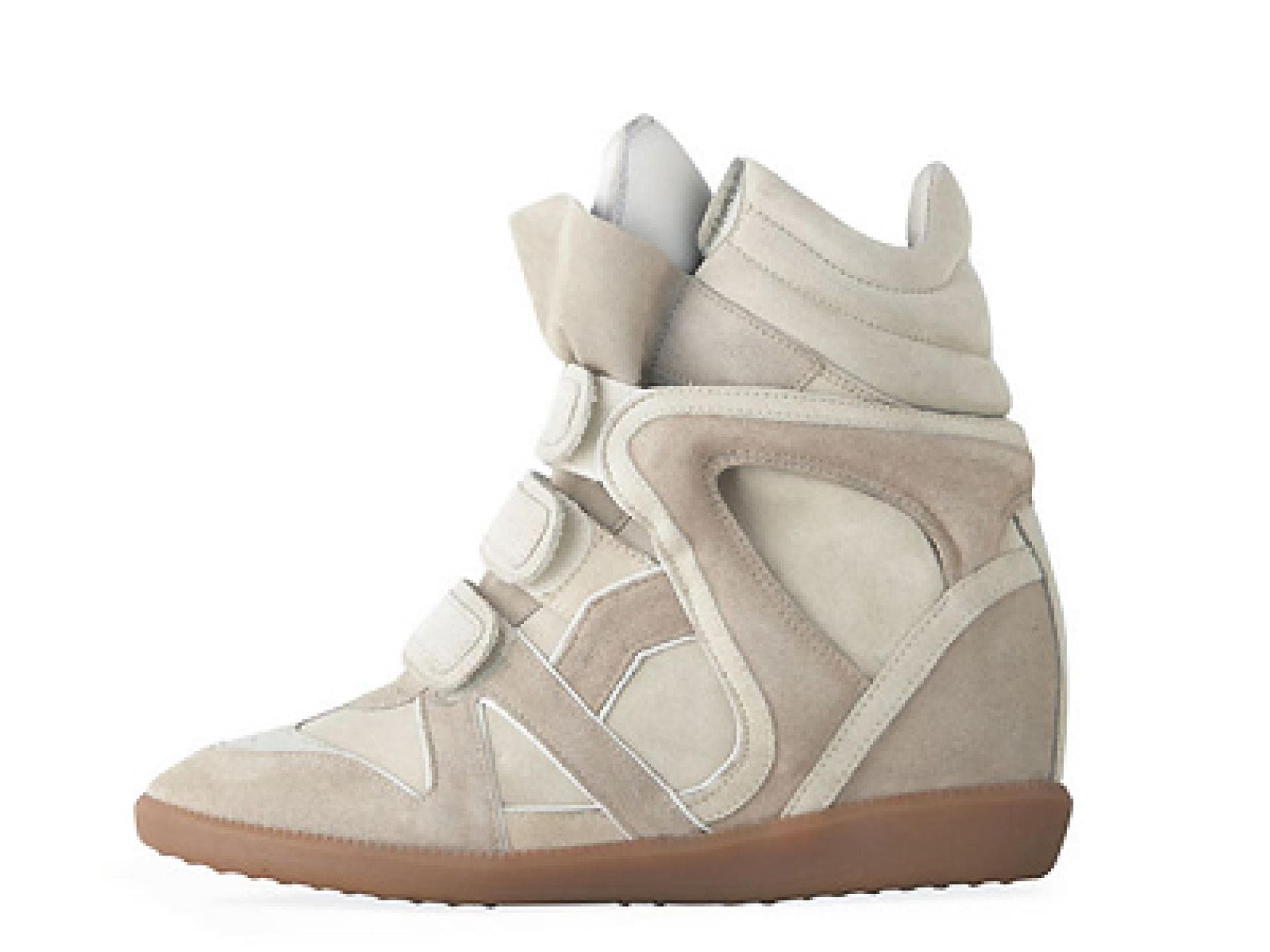 Sneaker mit verstecktem Keilabsatz, wie die "Bekkets" von Isabel Marant