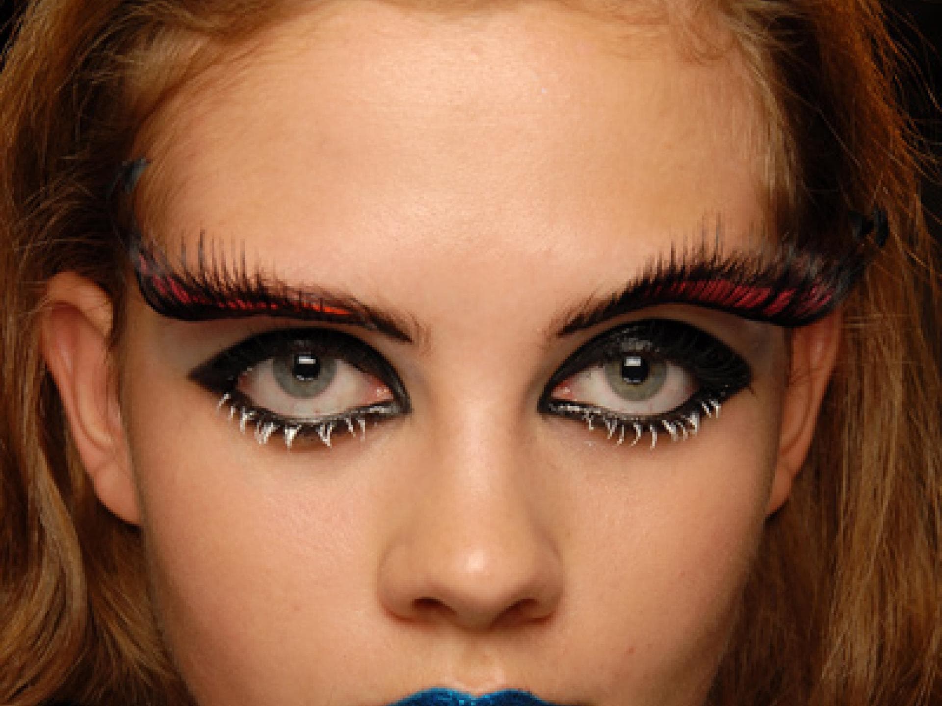 die untragbarsten make ups von den catwalks
