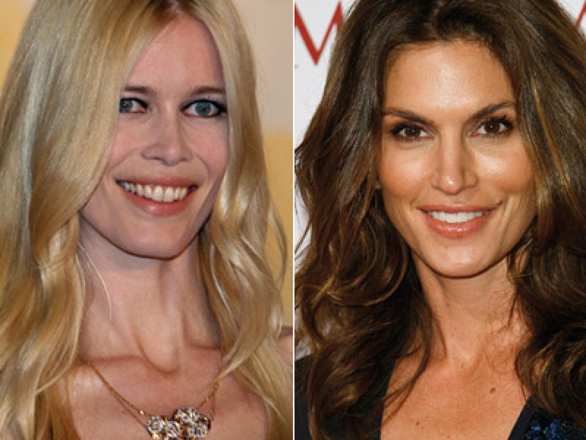 Senior Supermodel: Claudia Schiffer vs. Cindy Crawford