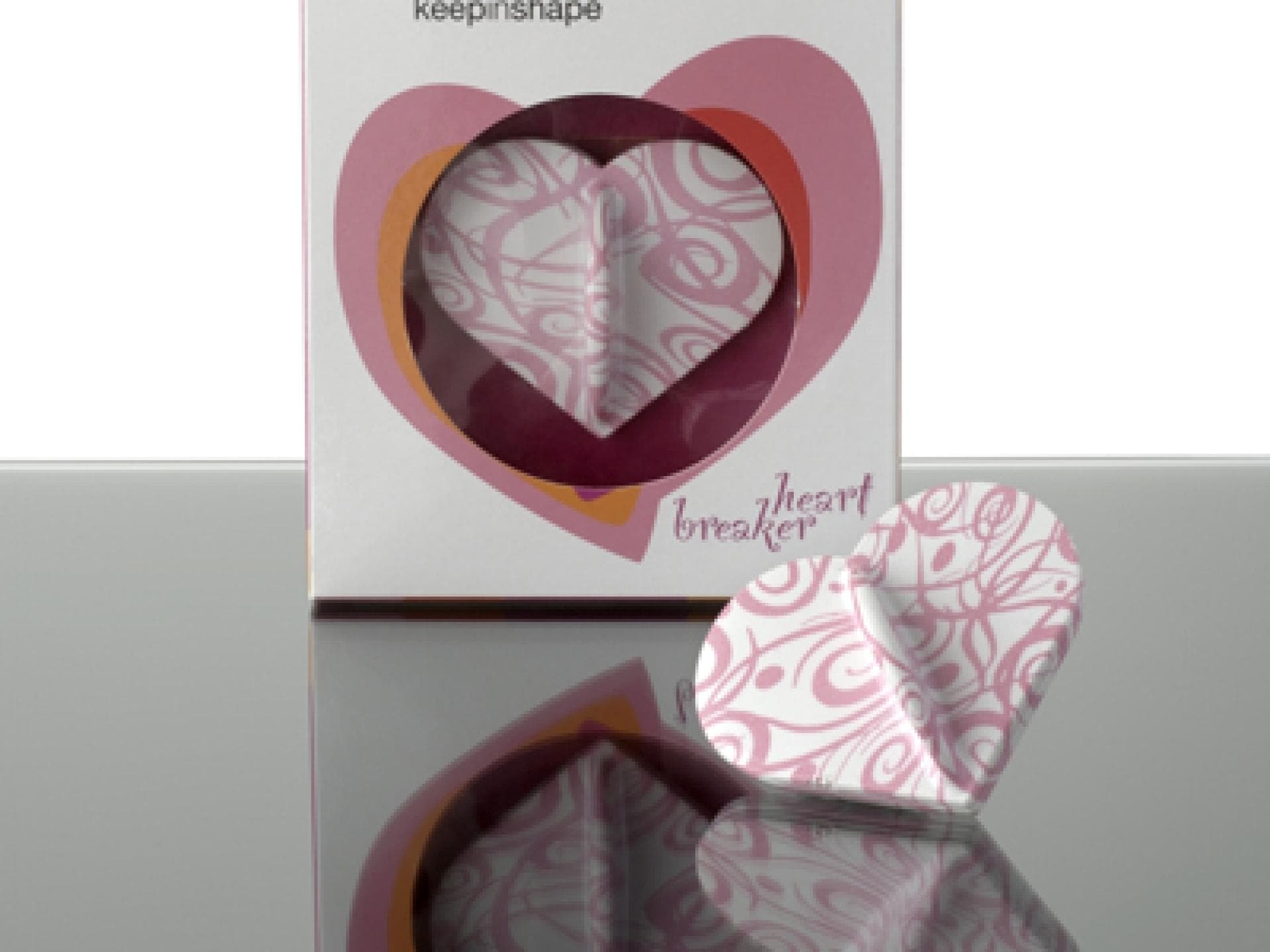 Herz-Schablone für Intimrasur Herz-Schablone für Intimrasur