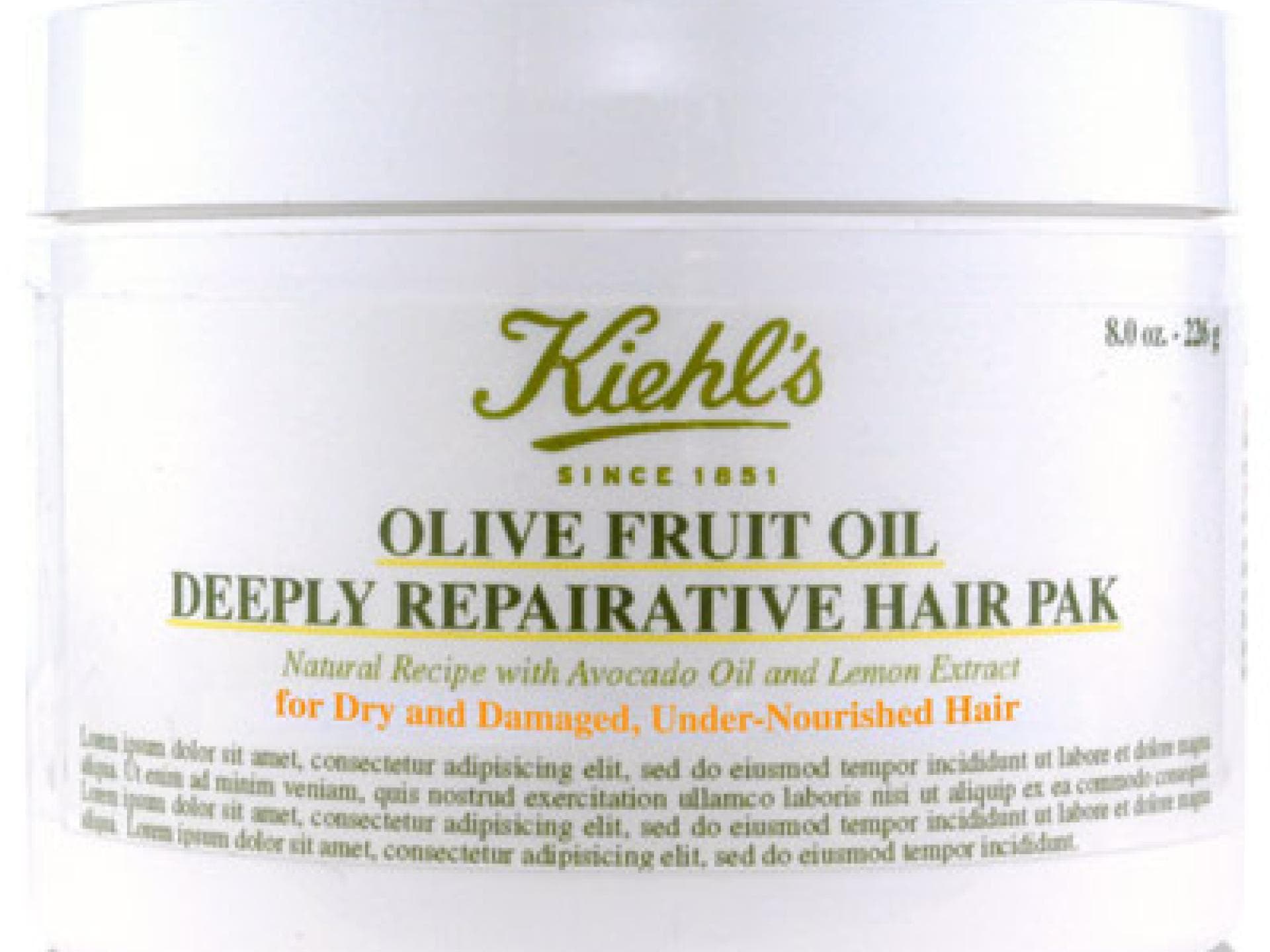 Haarkur: Olive Fruit Oil Deeply Repairative Hair Pak Haarkur: Olive Fruit Oil Deeply Repairative Hair Pak