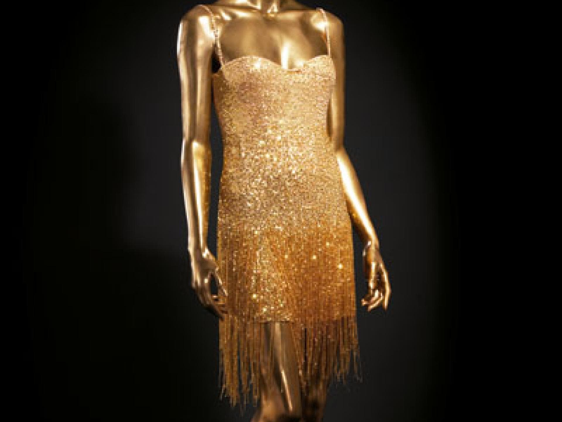 Goldenes Paillettenkleid von Cavalli für H&M Goldenes Paillettenkleid von Cavalli für H&M