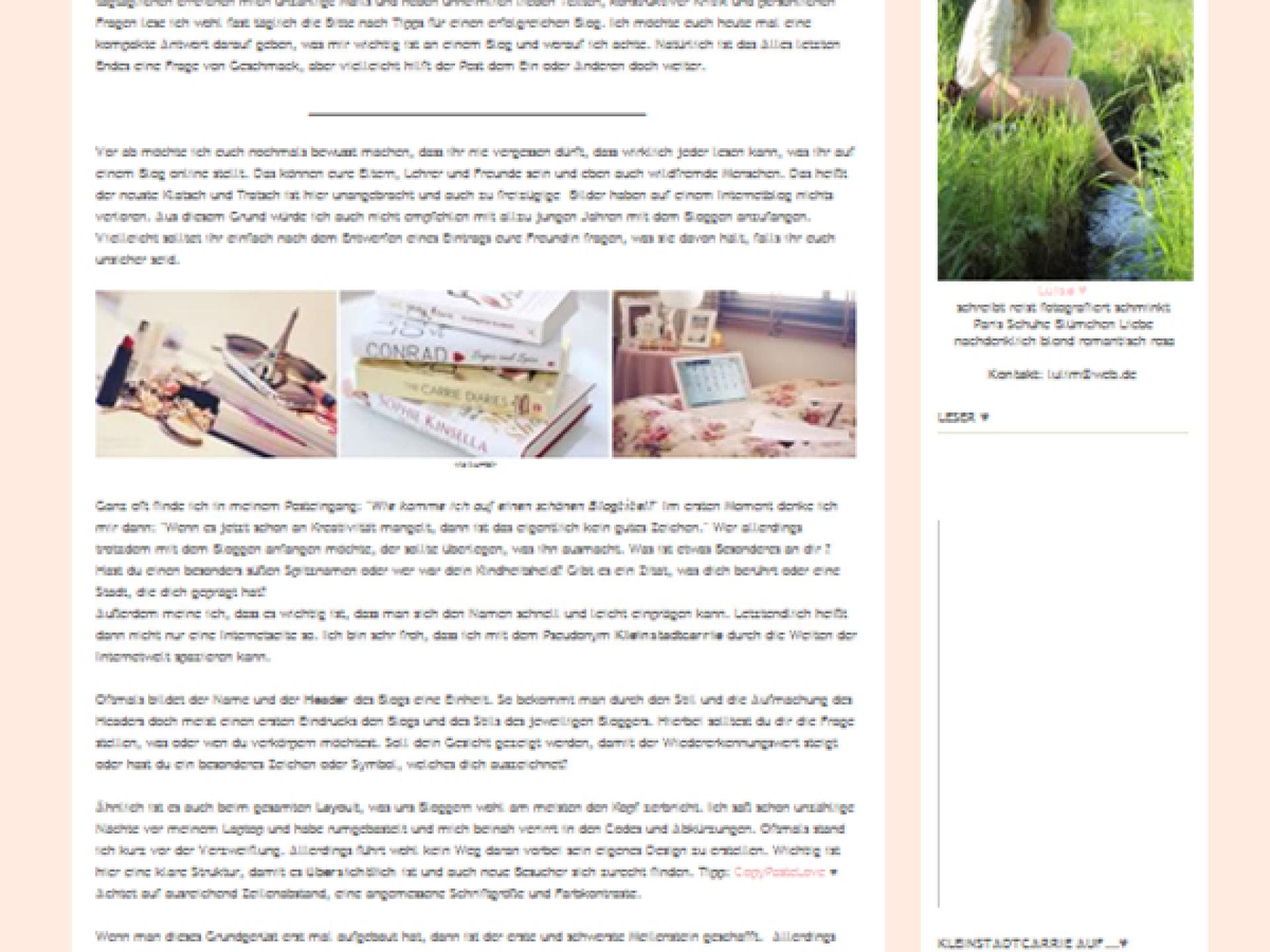 Mode-Blog Kleinstadtcarrie von Luise