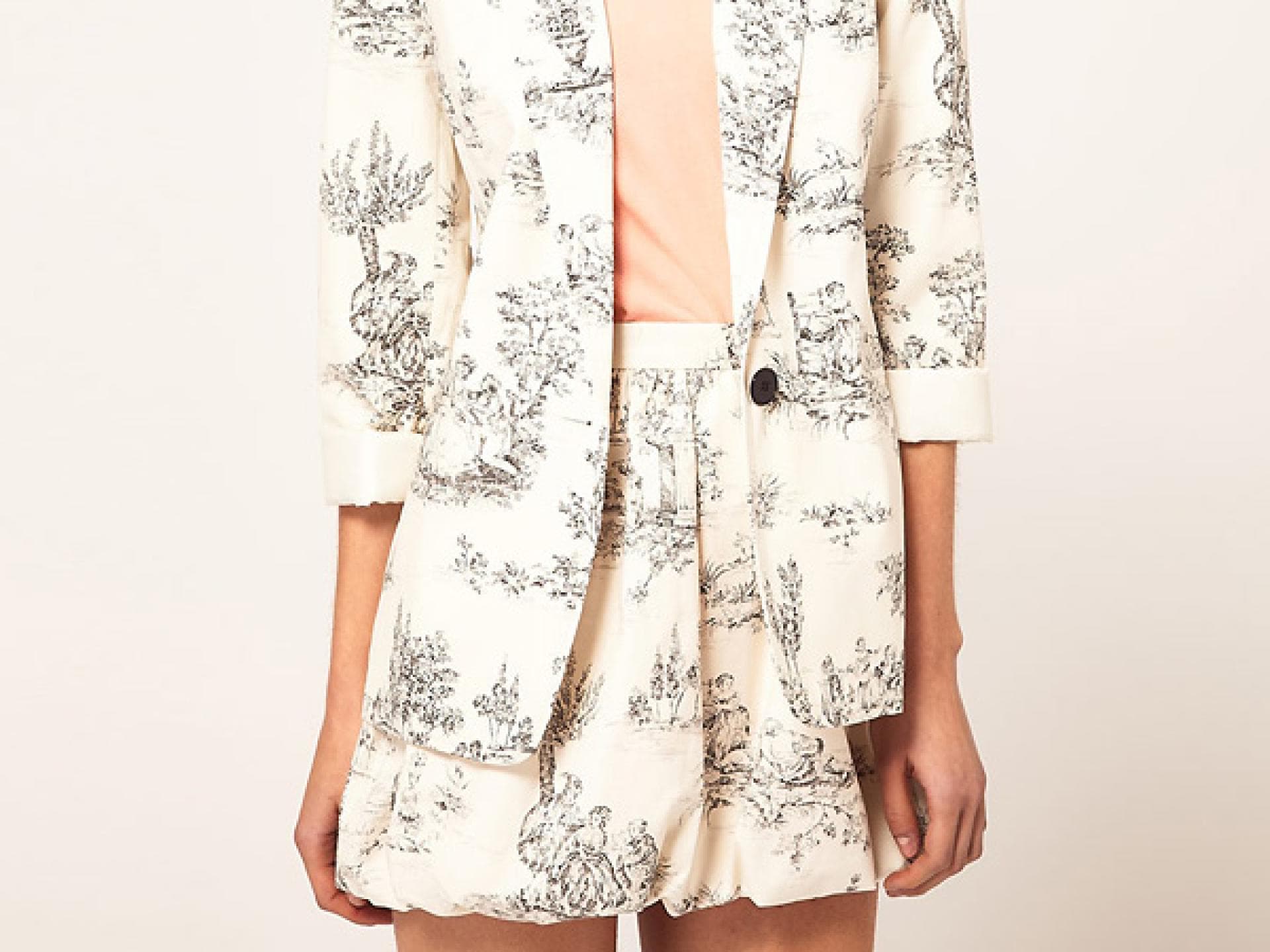 Geblümter Blazer von Asos