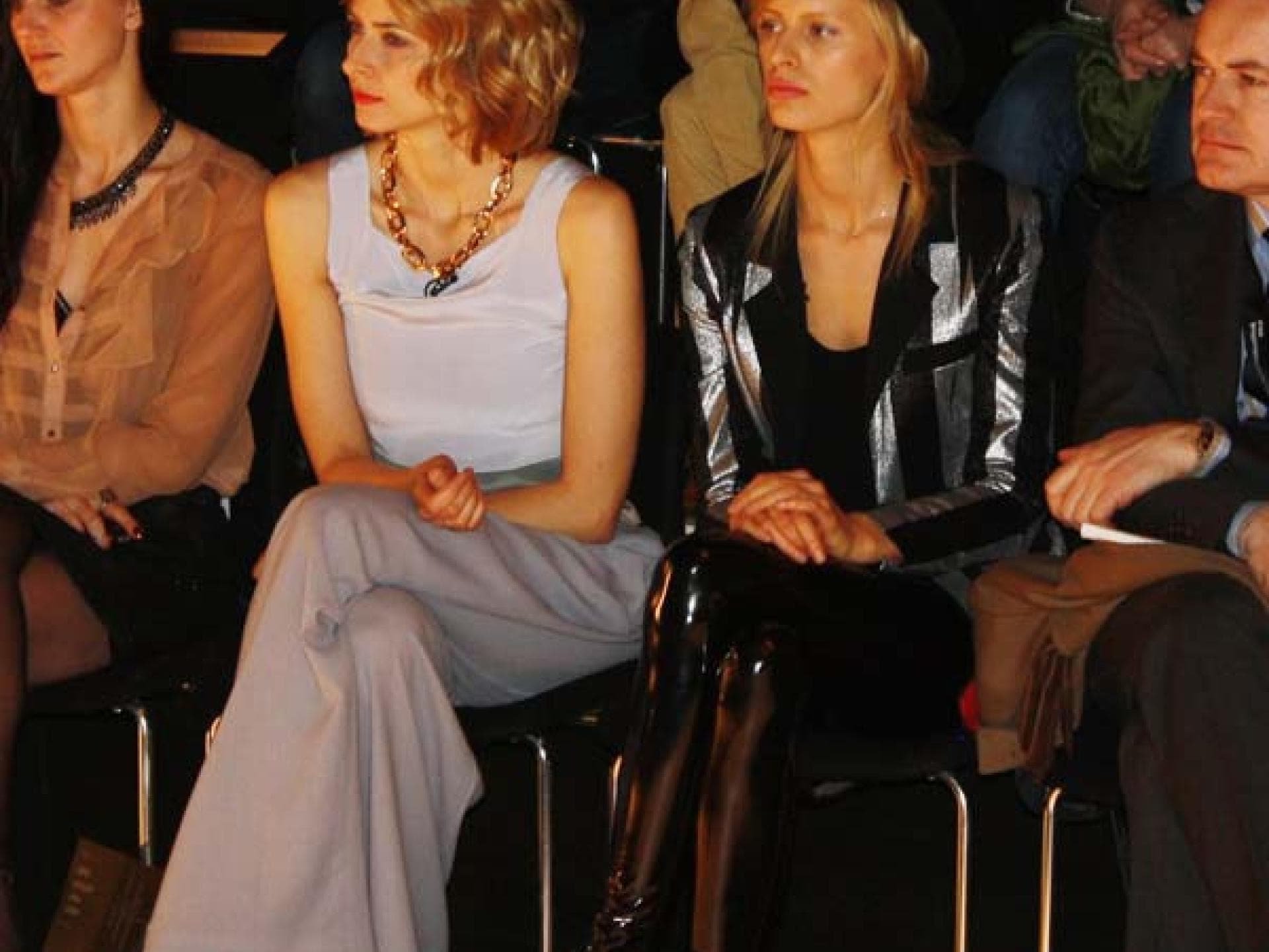 Karolina Kurkova und Eva Padberg in der Frontrow bei Kilian Kerner