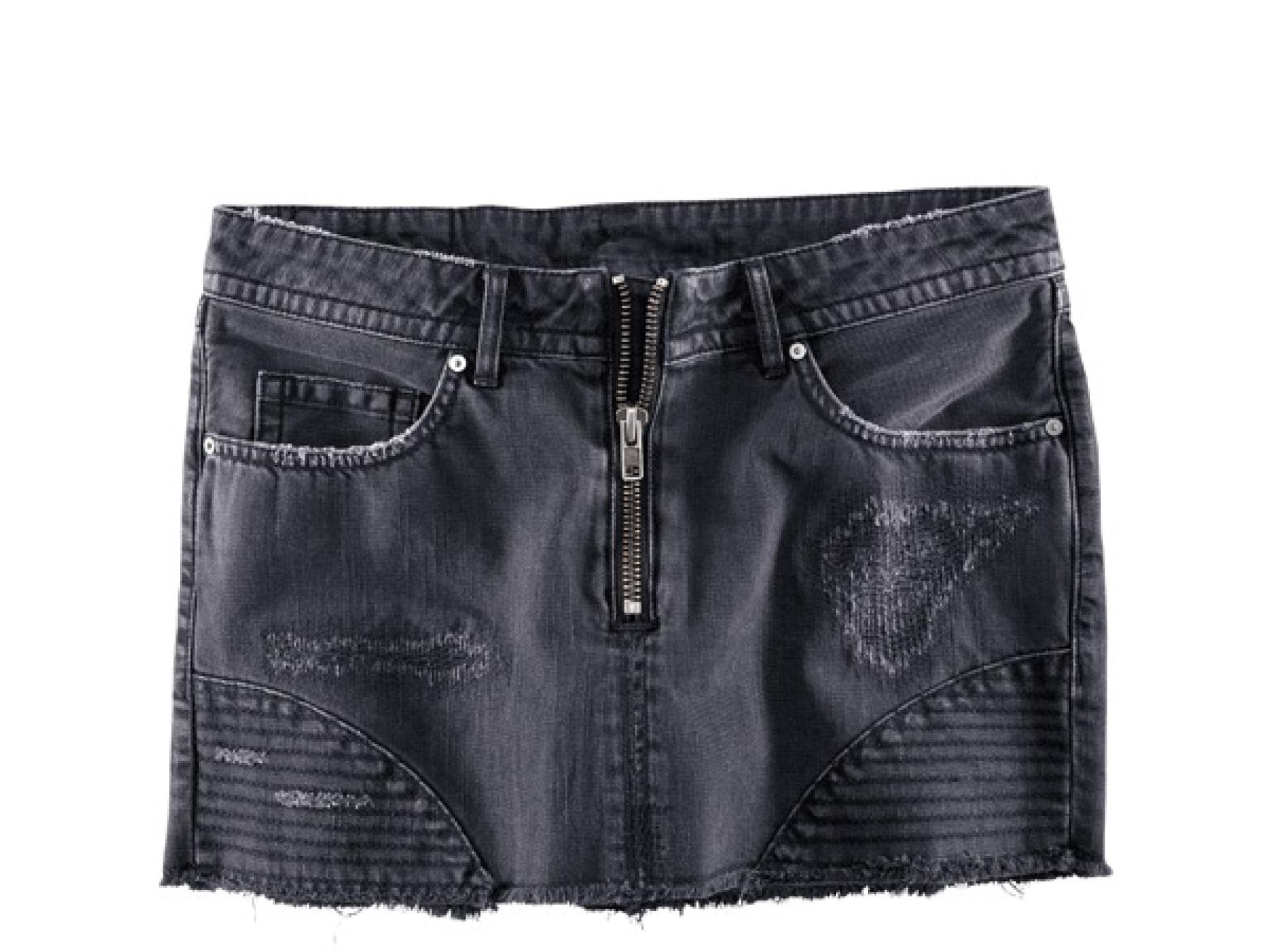 H&M Dragon Tattoo: Jeansrock H&M Dragon Tattoo: Jeansrock