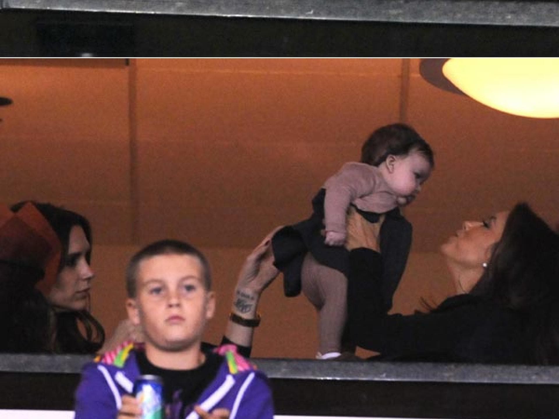Victoria Beckham, Harper und Eva Longoria Victoria Beckham, Harper und Eva Longoria