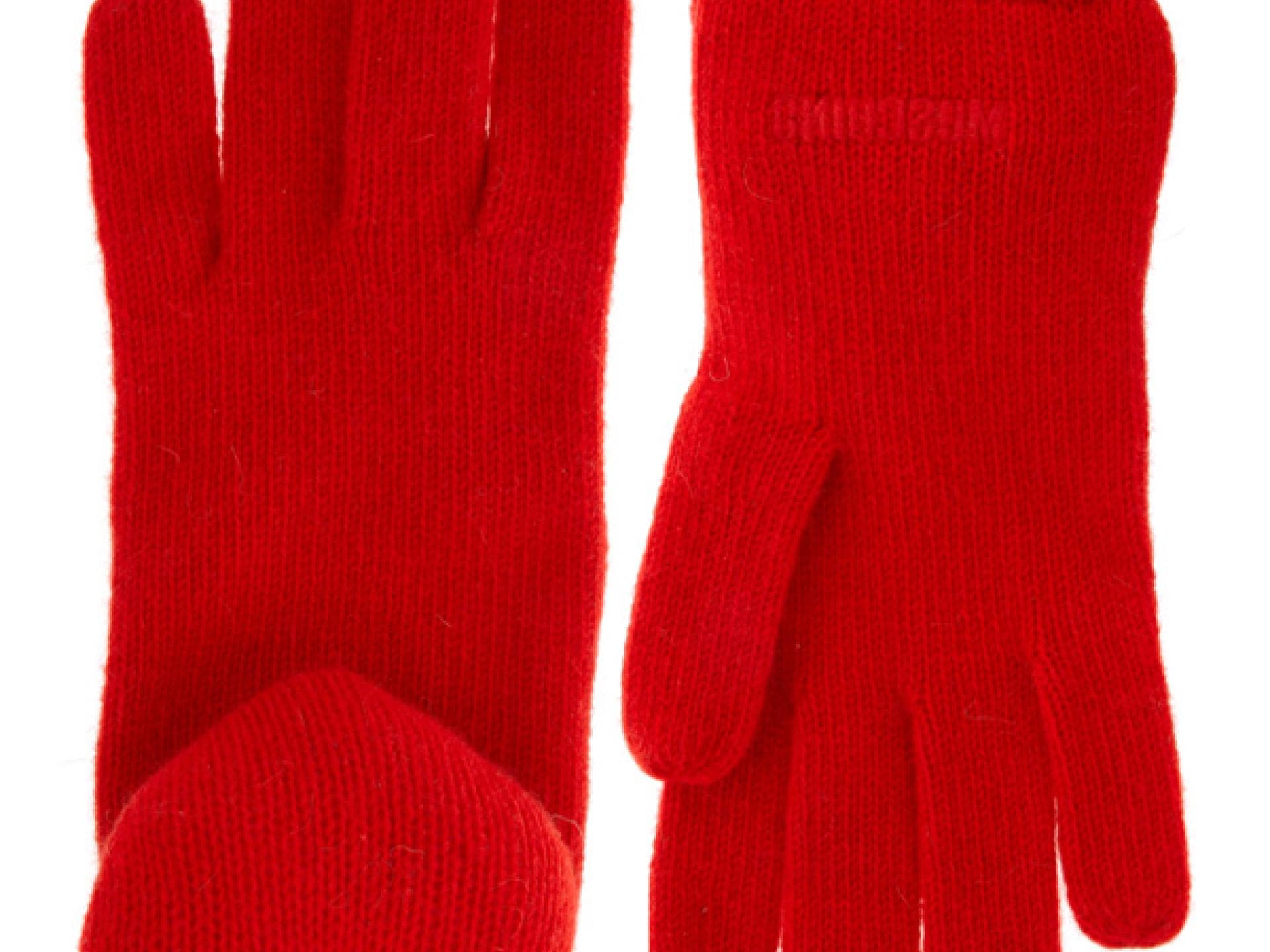 Handschuhe mit Herz von Moschino
