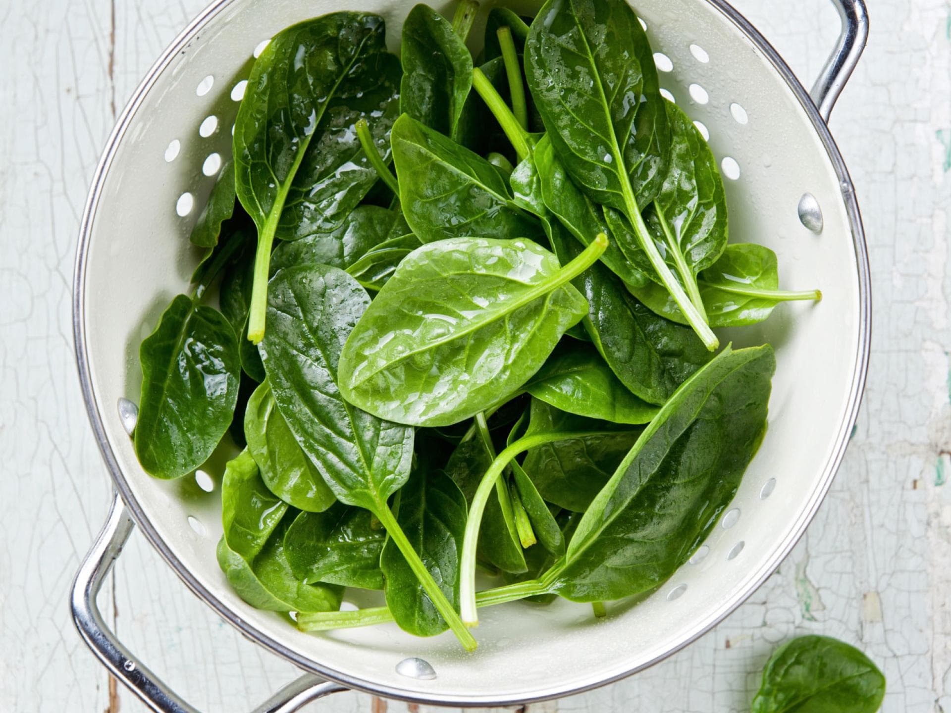 Winterspinat hat von März bis Mai, Sommerspinat von September bis November Saison