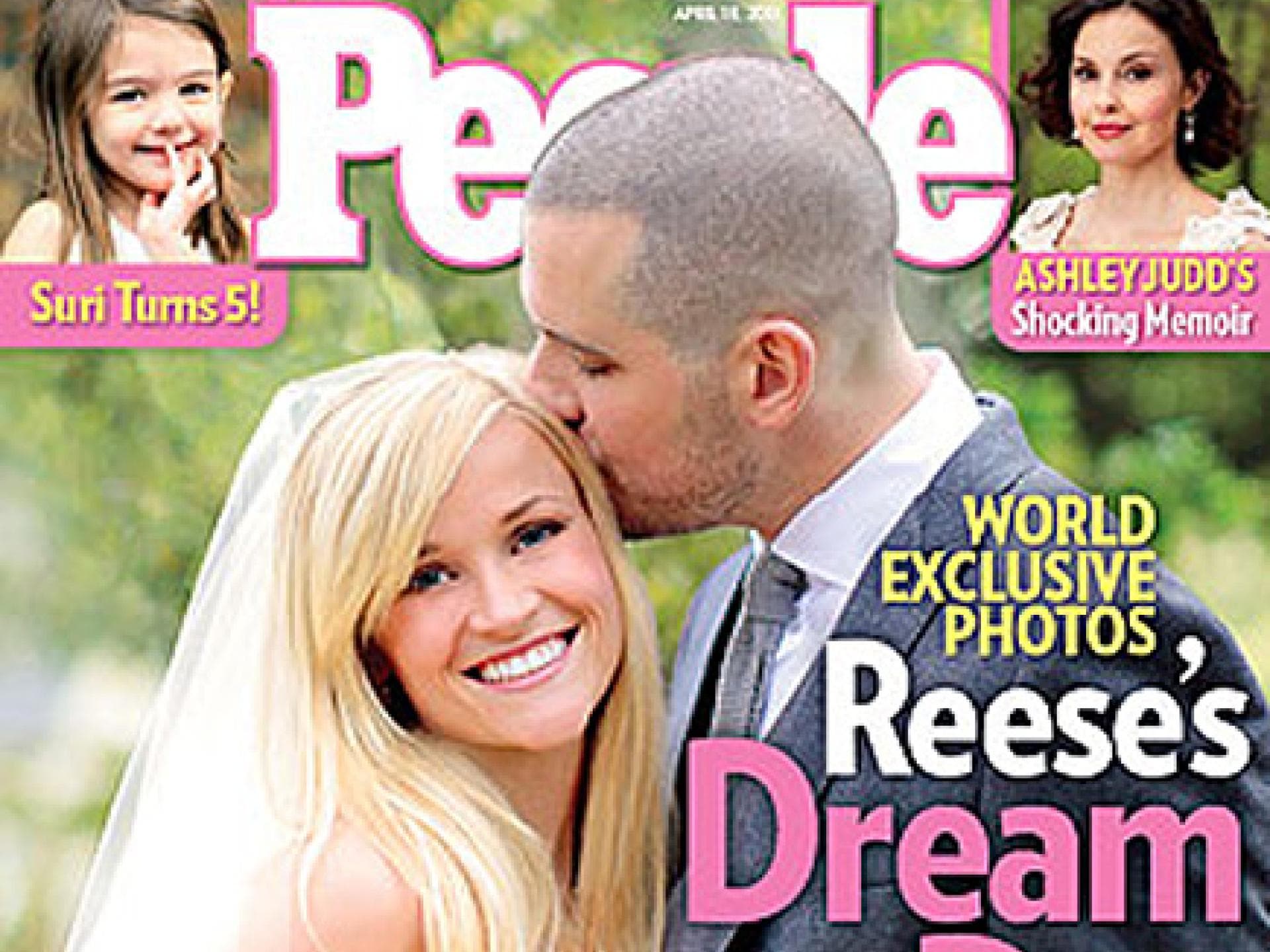 Hochzeits-Foto von Reese Witherspoon und Jim Toth Hochzeits-Foto von Reese Witherspoon und Jim Toth