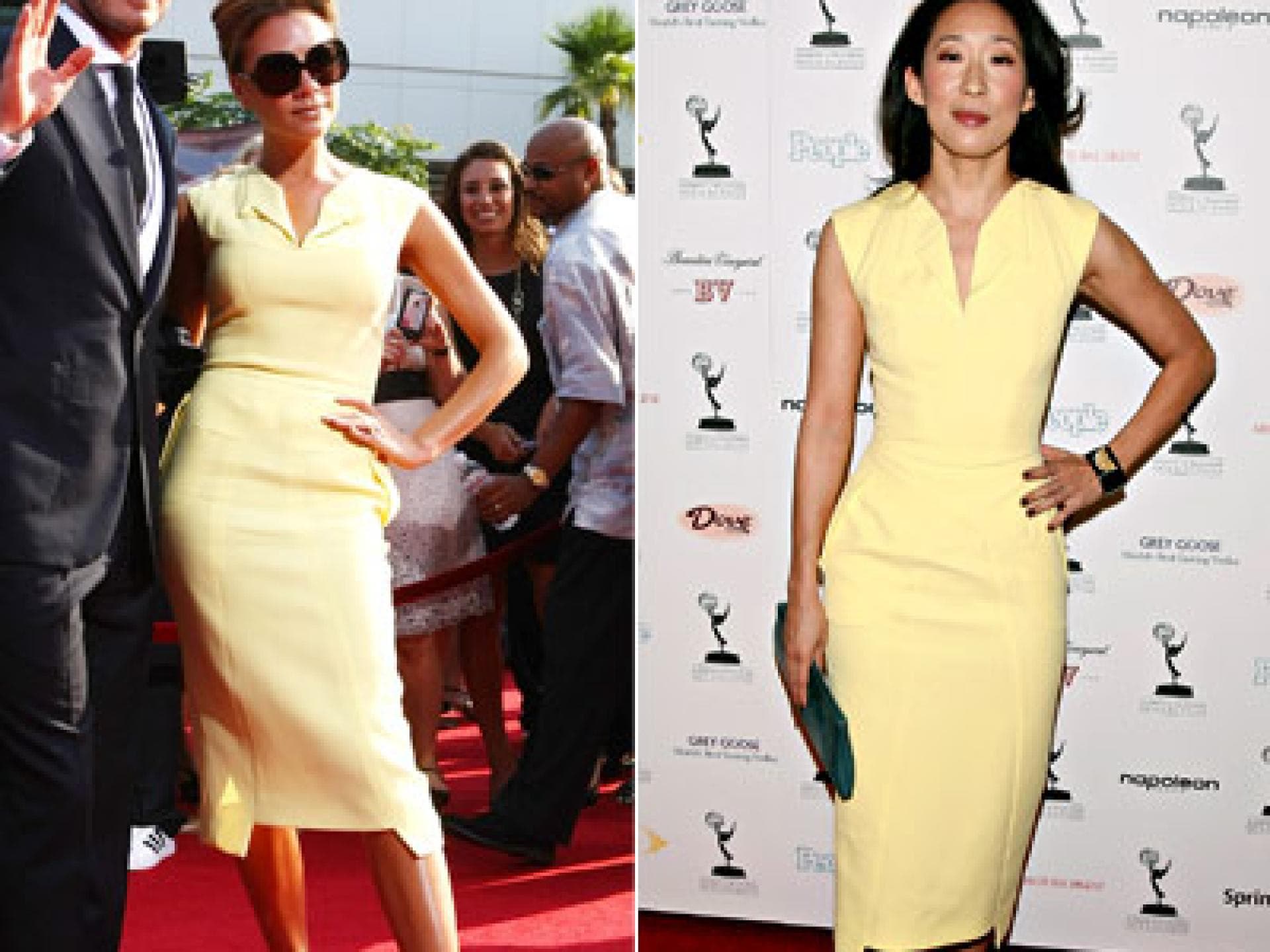 Style: Victoria Beckham und Sandra Oh Style: Victoria Beckham und Sandra Oh
