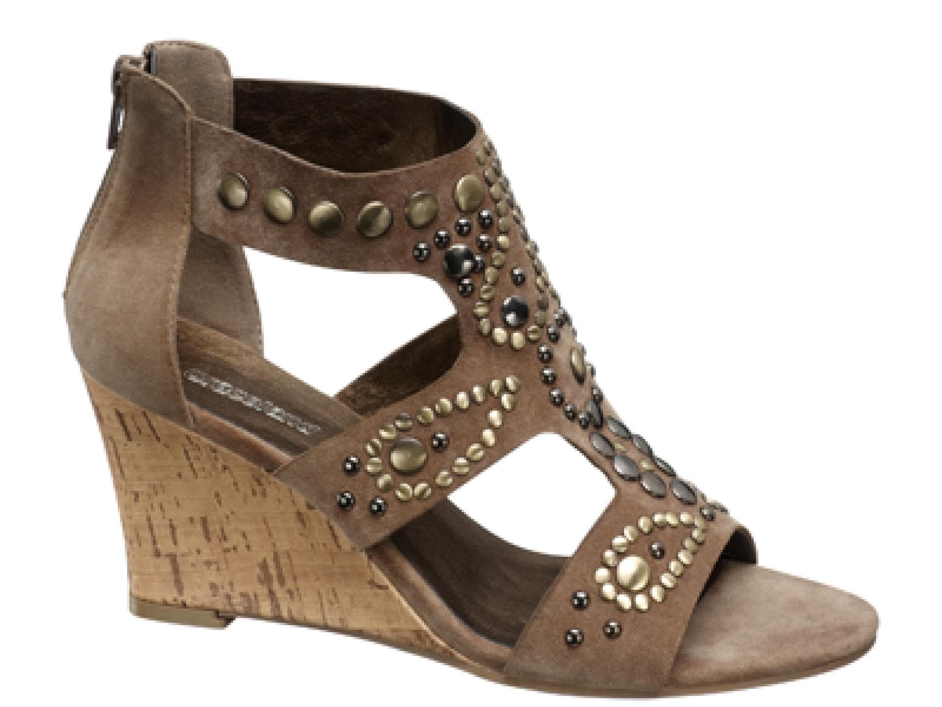 Keilsandalen zum Khaki-Trend Keilsandalen zum Khaki-Trend