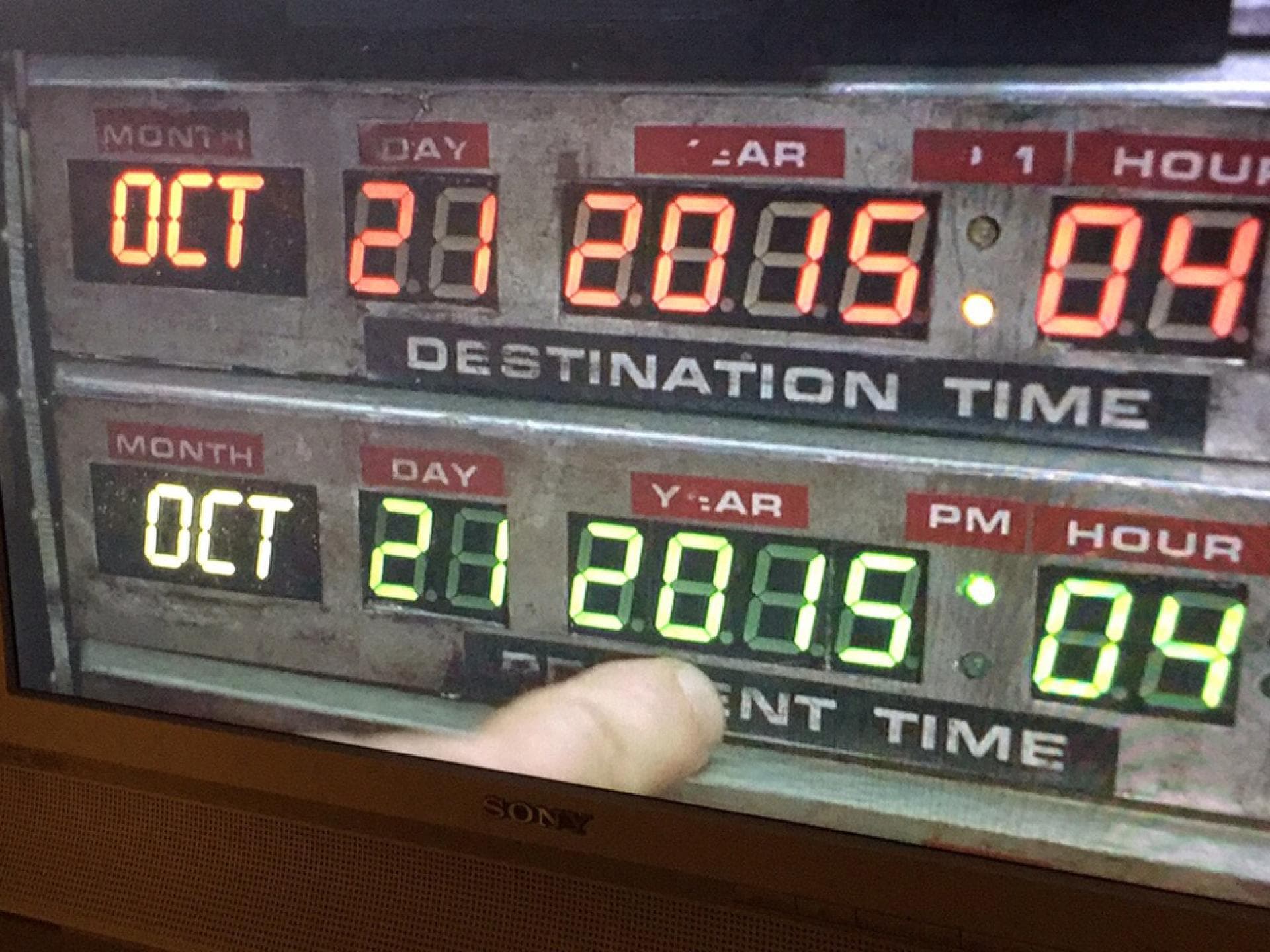 zurück in die zukunft uhr