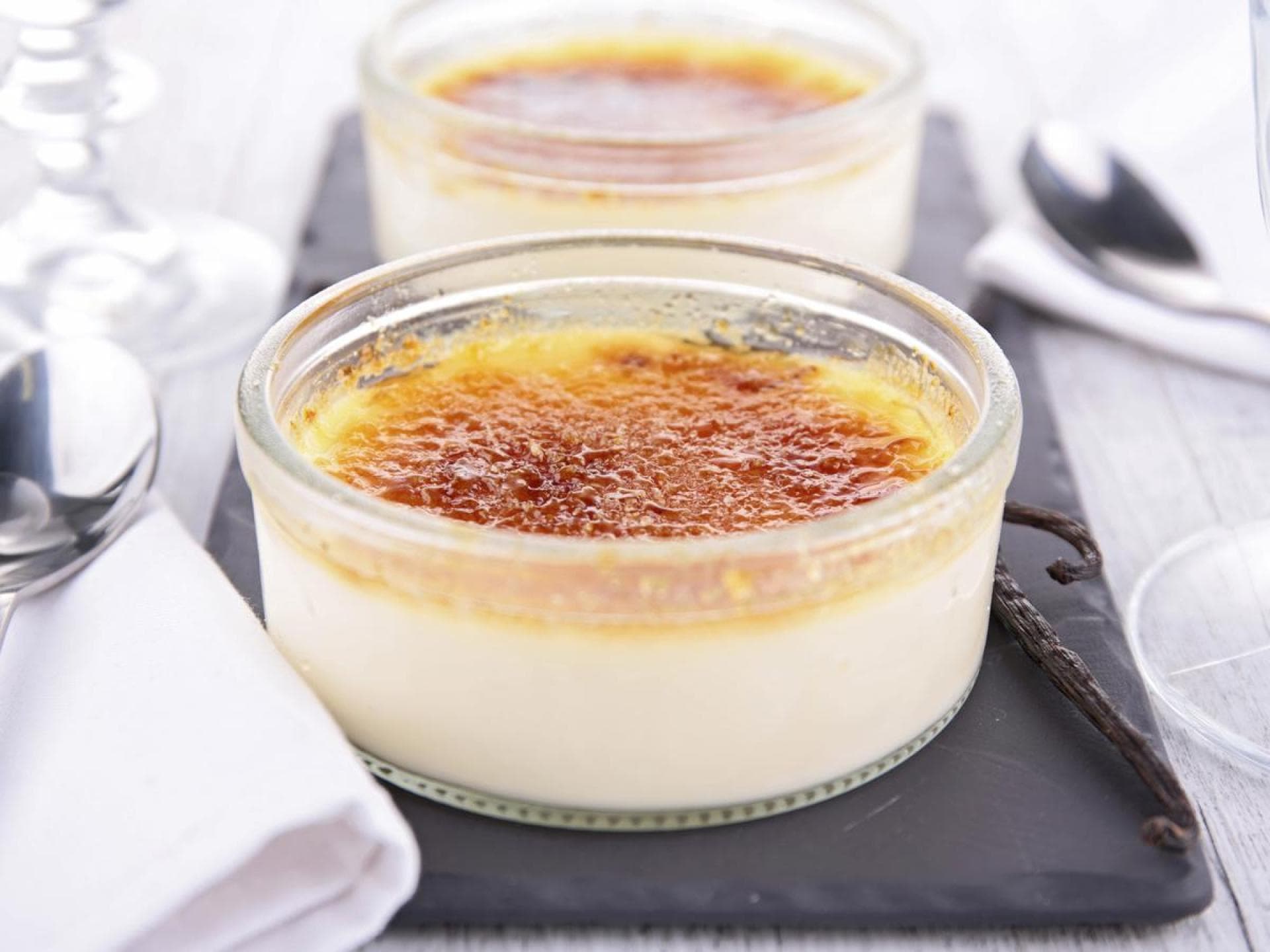 Crème Brulée mit Grand Marnier Crème Brulée mit Grand Marnier