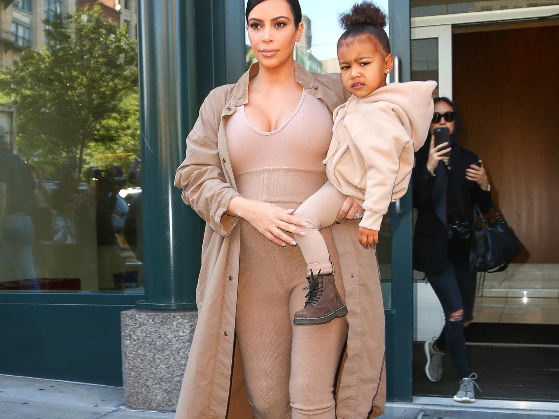 kim-kardashian-north-west-partnerlook