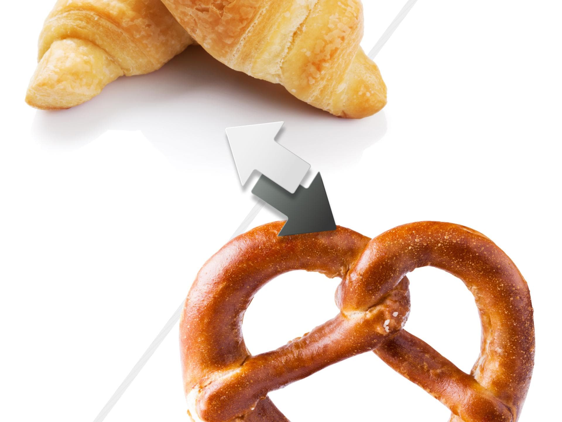 Croissant versus Butterbreze Croissant versus Butterbreze