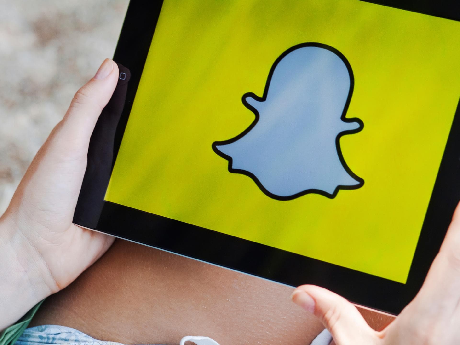 Snapchat Icon Logo iPad