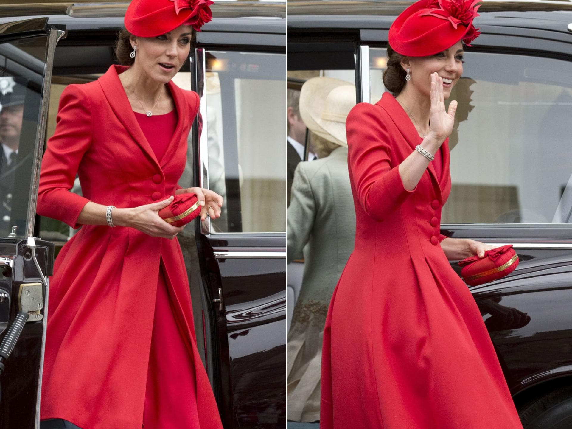 Duchess Catherine in Catherine Walker-Kleid