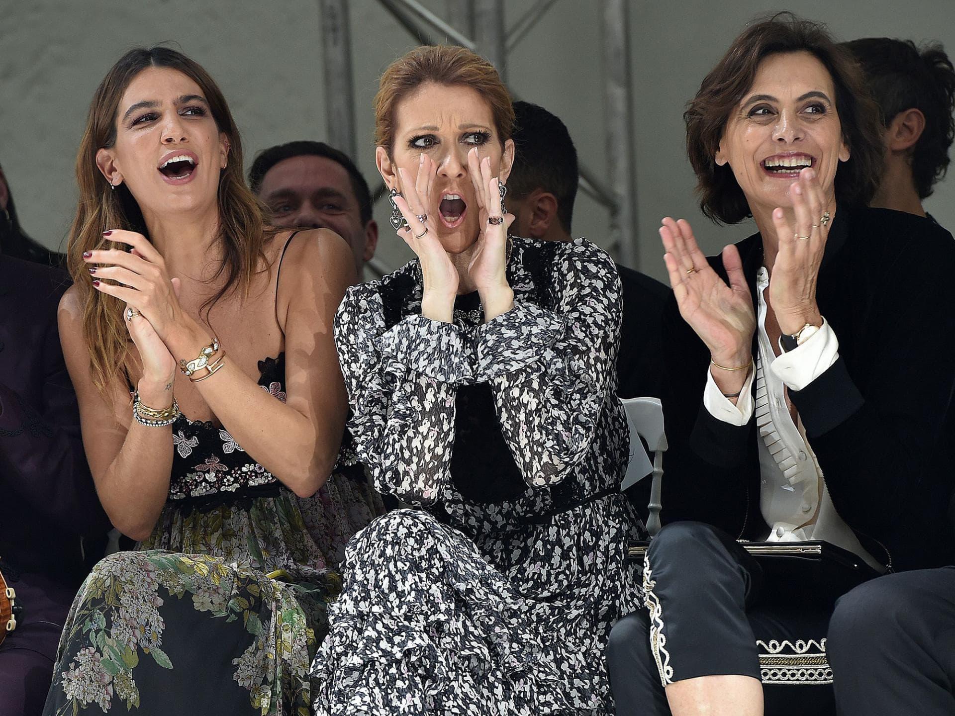 Celine Dion jubelt