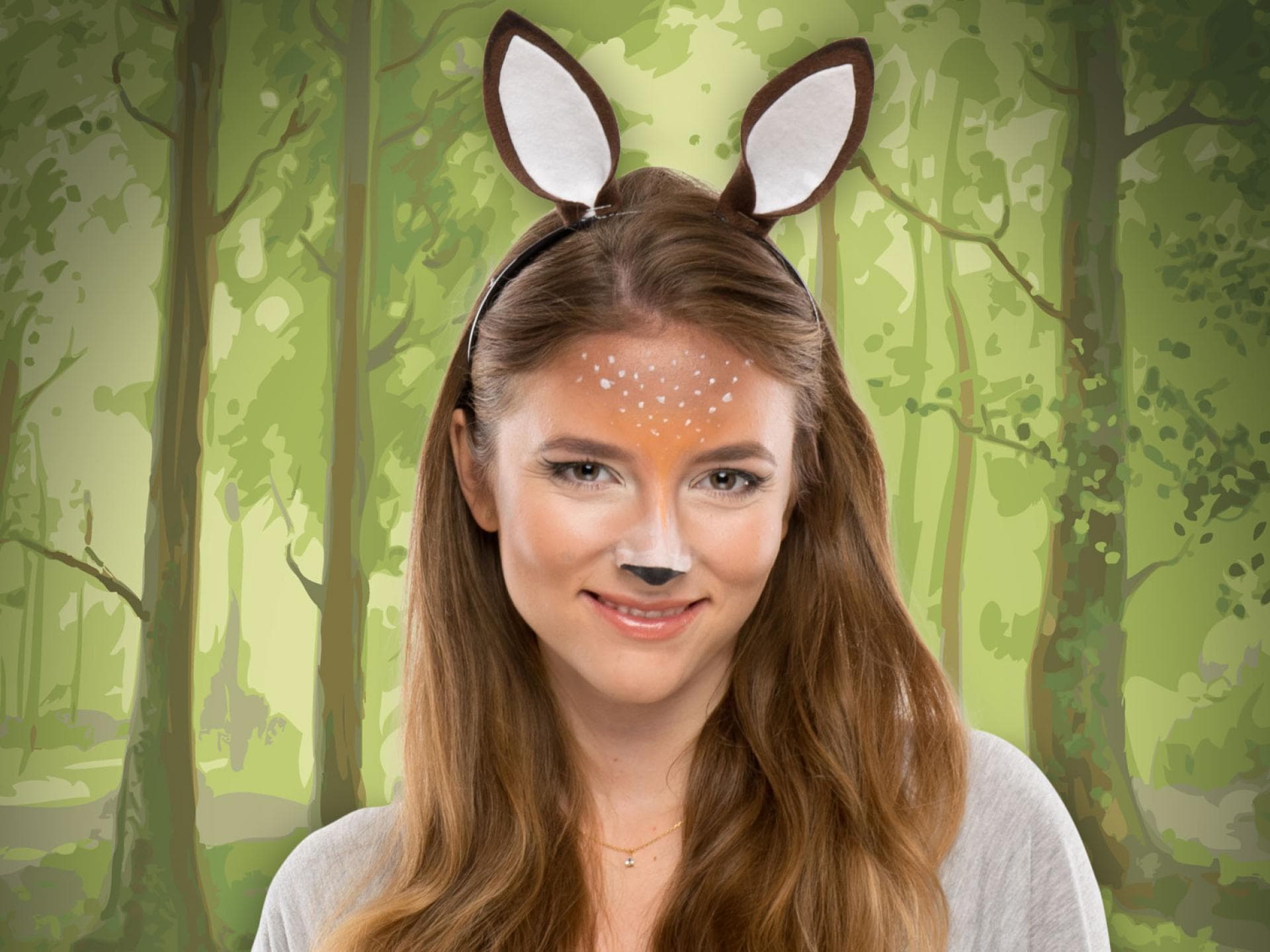 Reh schminken: Step by Step