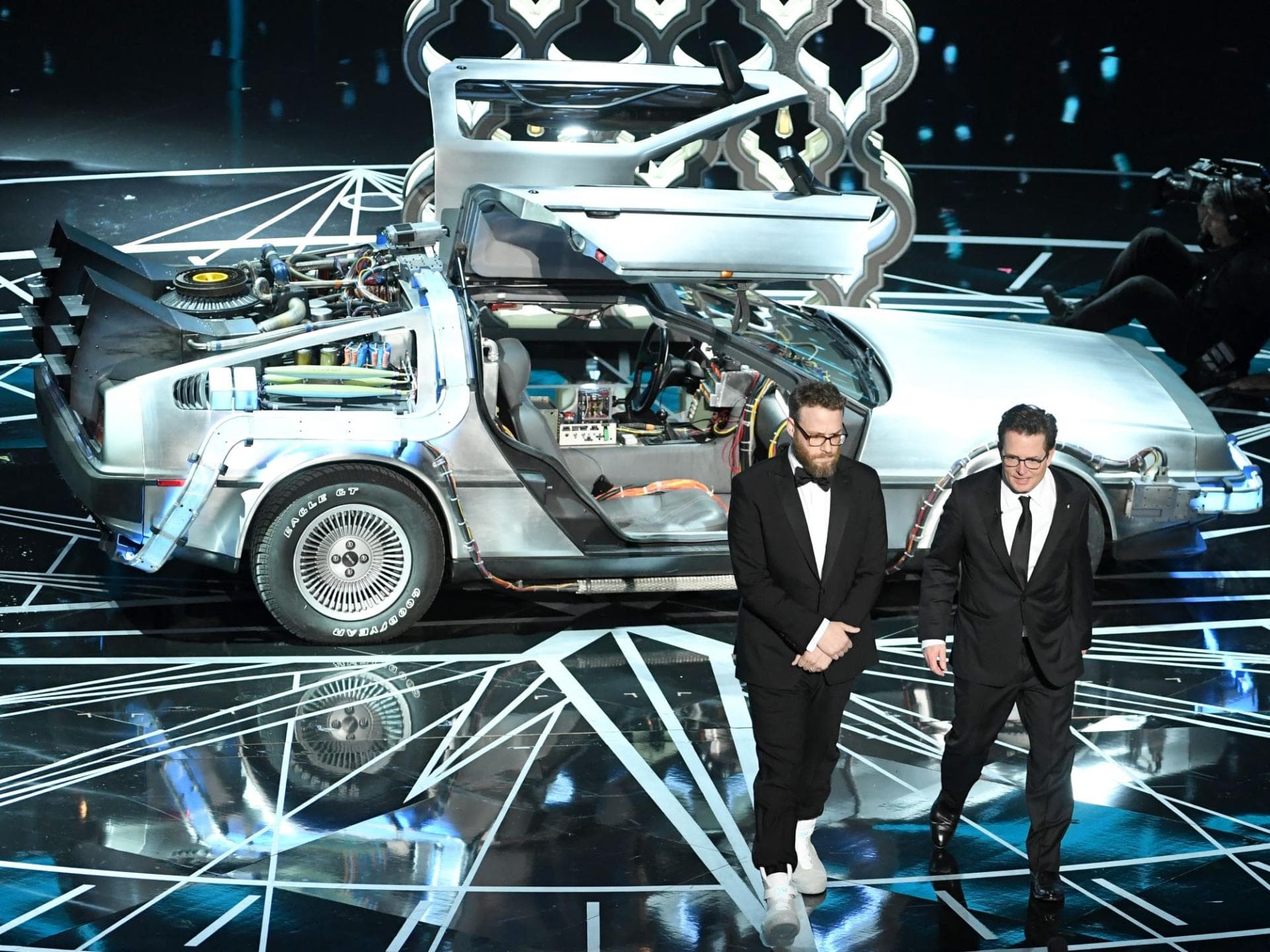 Seth Rogen und Michael J. Fox Oscars 2017 Seth Rogen und Michael J. Fox Oscars 2017