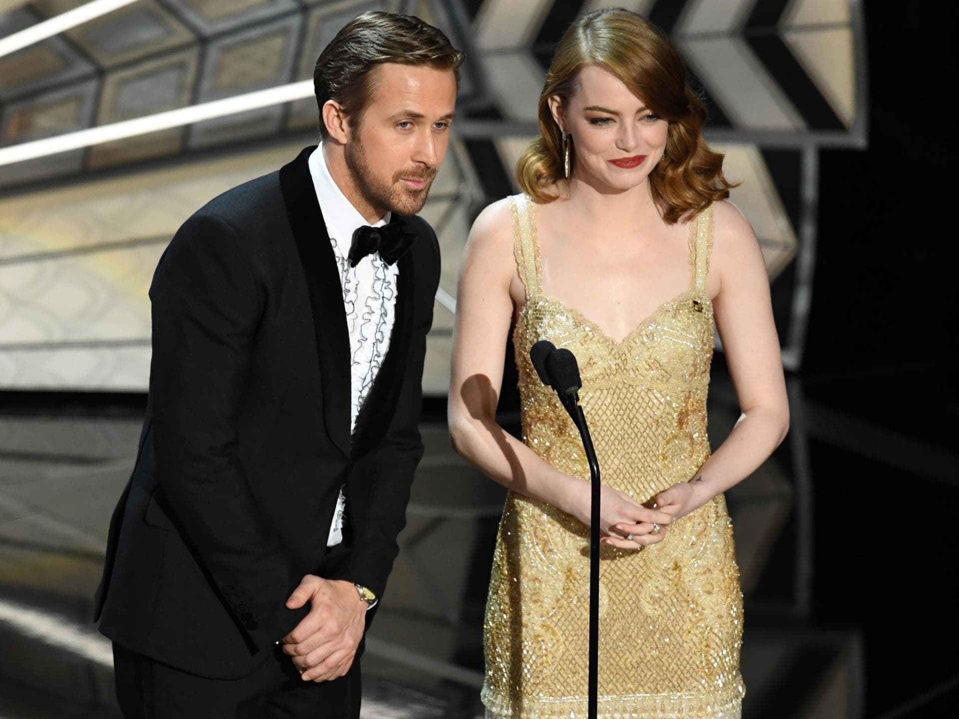 Ryan Gosling Emma Stone Oscars 2017 Ryan Gosling Emma Stone Oscars 2017