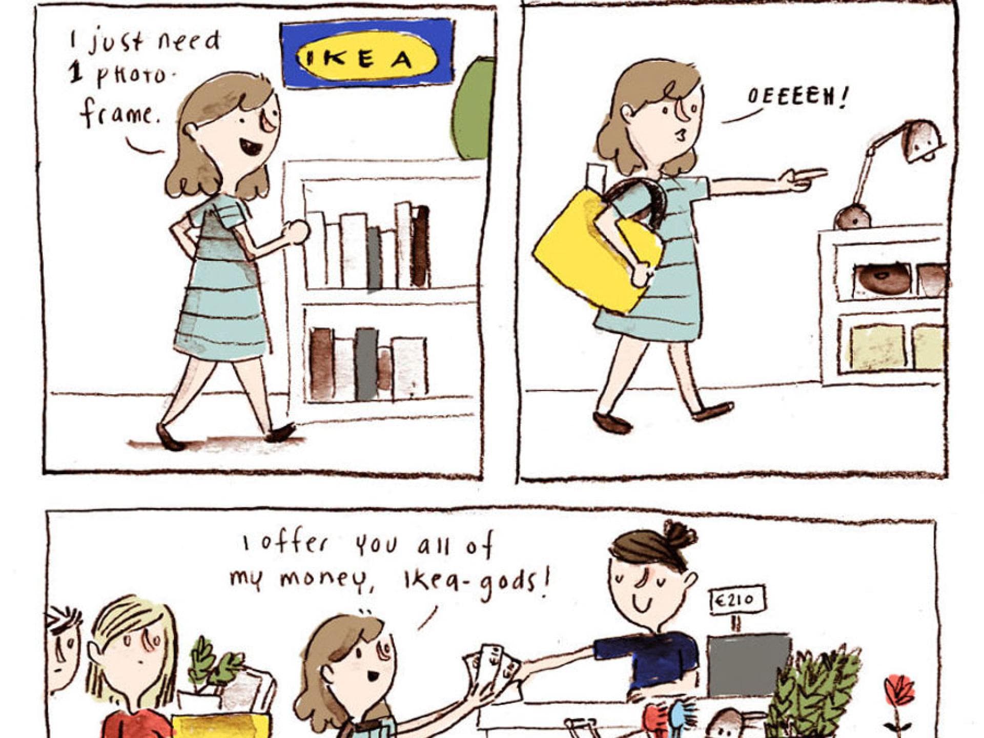 Wenn man mal wieder mehr kauft, als man eigentlich wollte