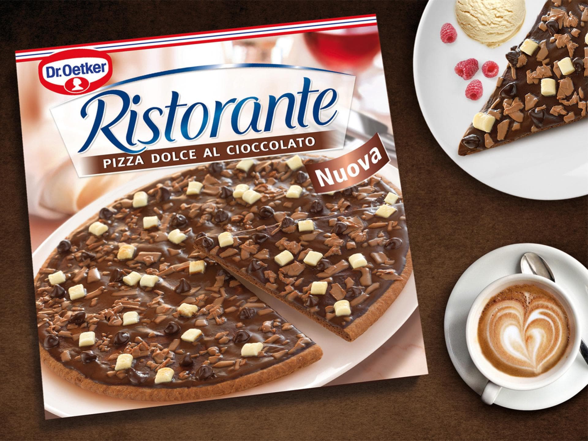 Schoko-Pizza Dr Oetker