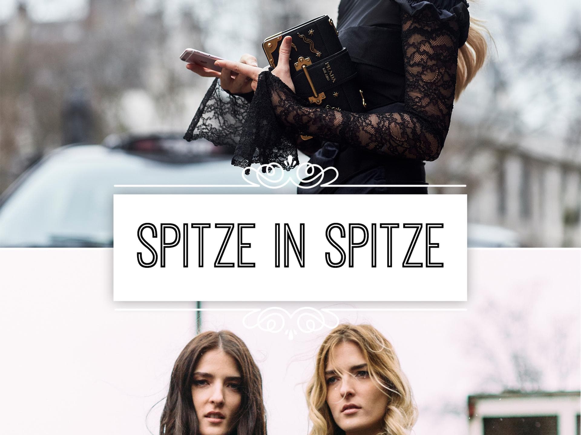 Spitze kombinieren: So machen es die Profis! Spitze kombinieren: So machen es die Profis!