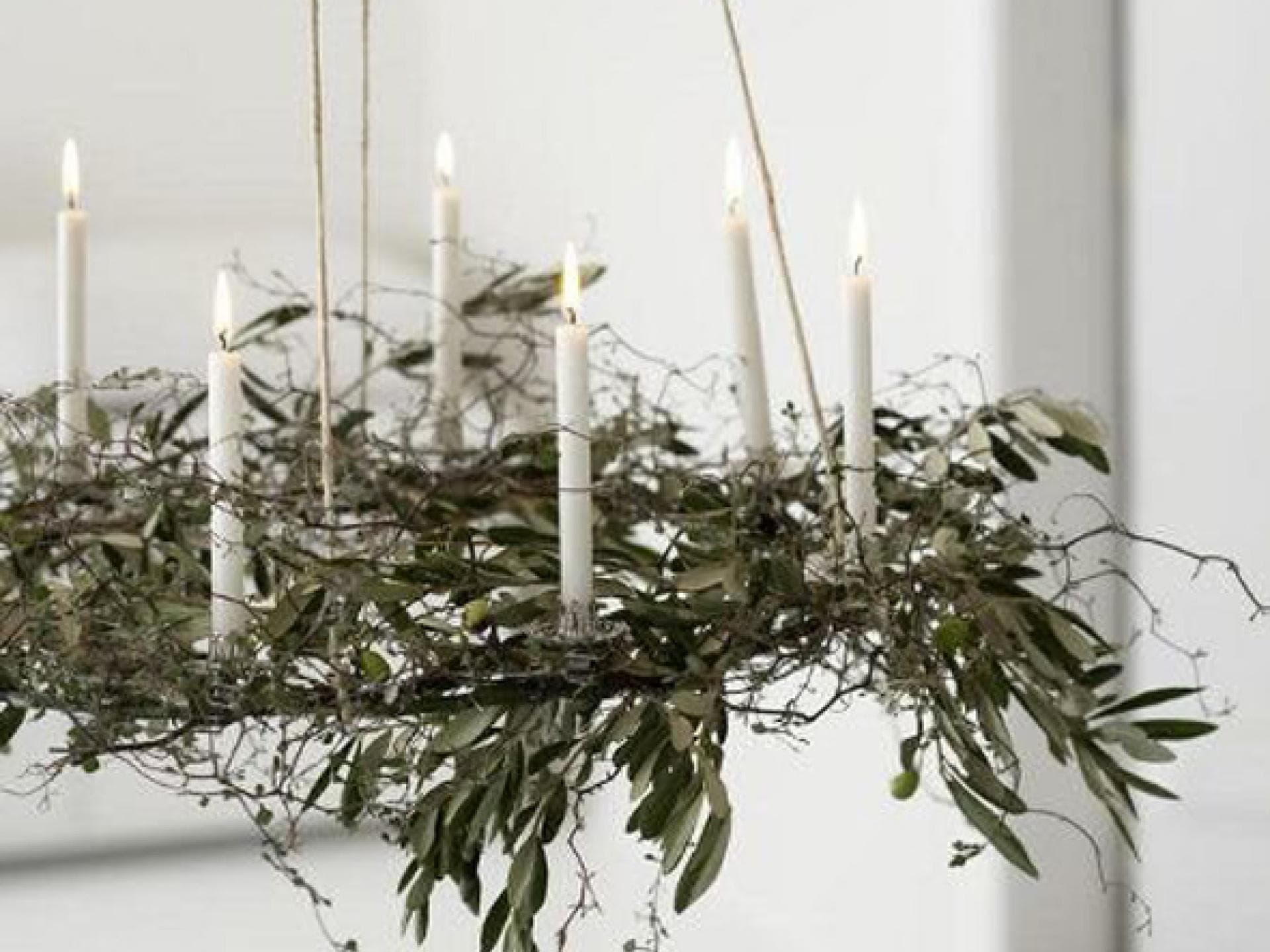 Immergrüner Adventskranz