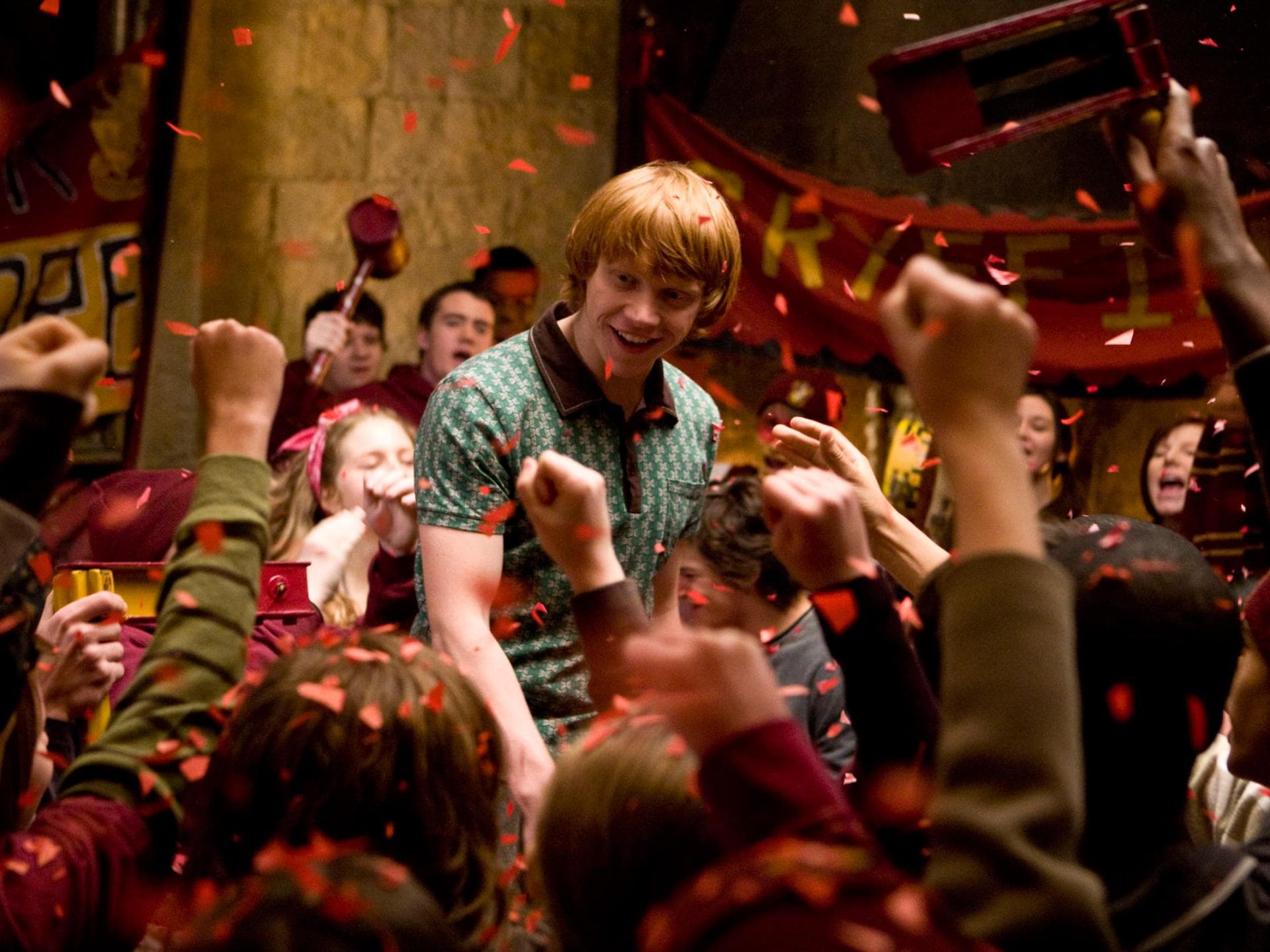 Ron feiert Sieg - Harry Potter Ron feiert Sieg - Harry Potter